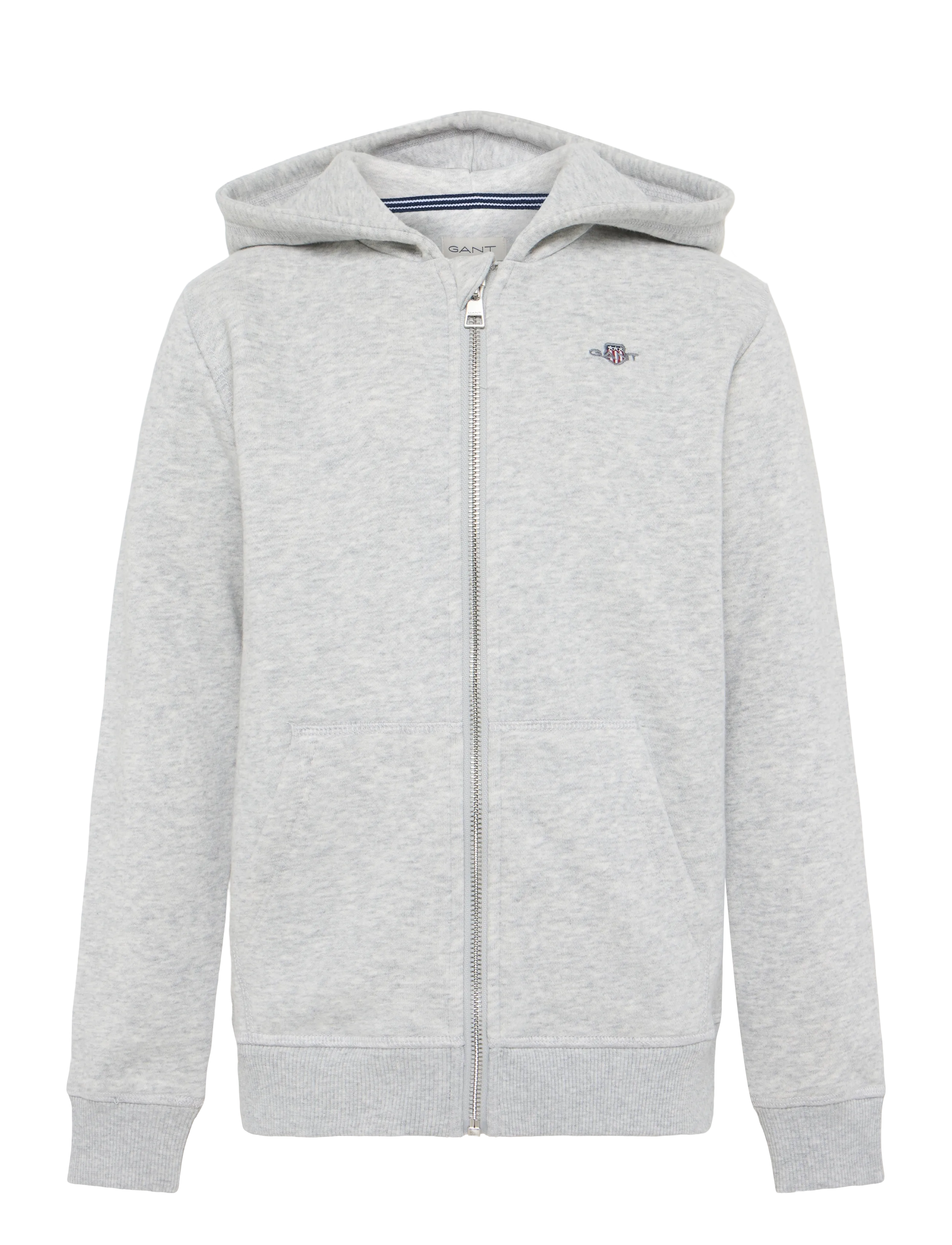 GANT Kinder Shield Full Zip Sweat Hoodie Grau - 140 - Kinder