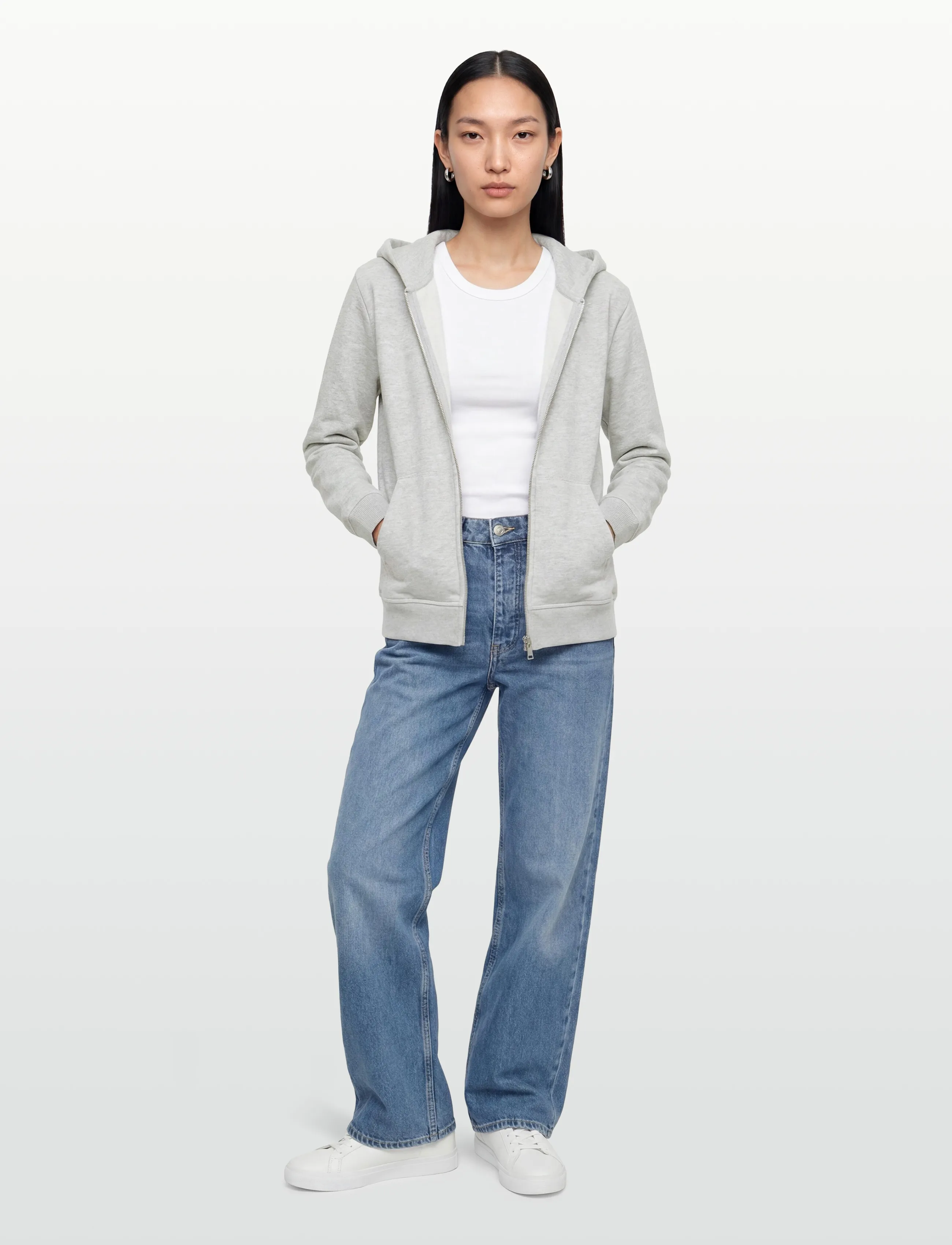 Gant Kids Shield Full Zip Sweat Hoodie, Børn, Lynlås Hoodie, Grå, Str: 140