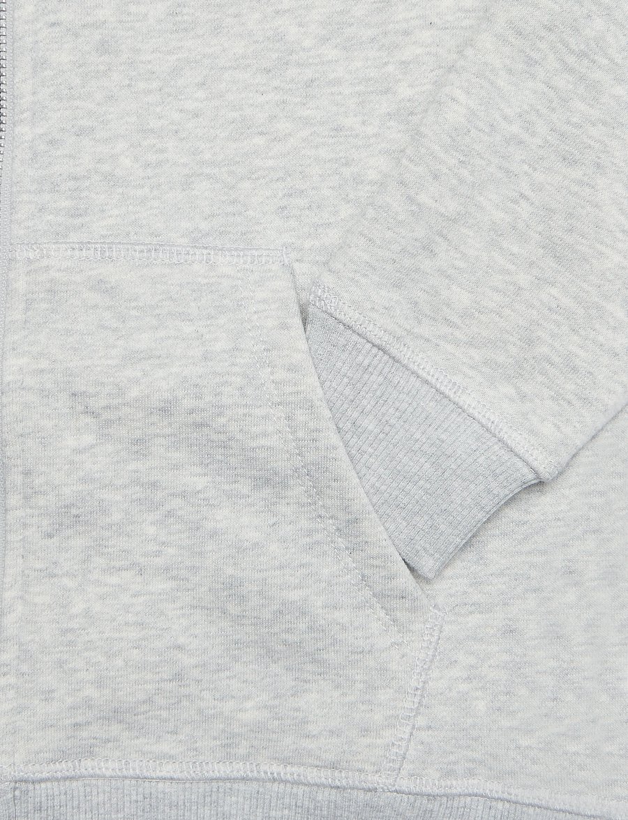 Gant Kids - Shield Full Zip Sweat Hoodie - huvtröjor - grey melange - 3