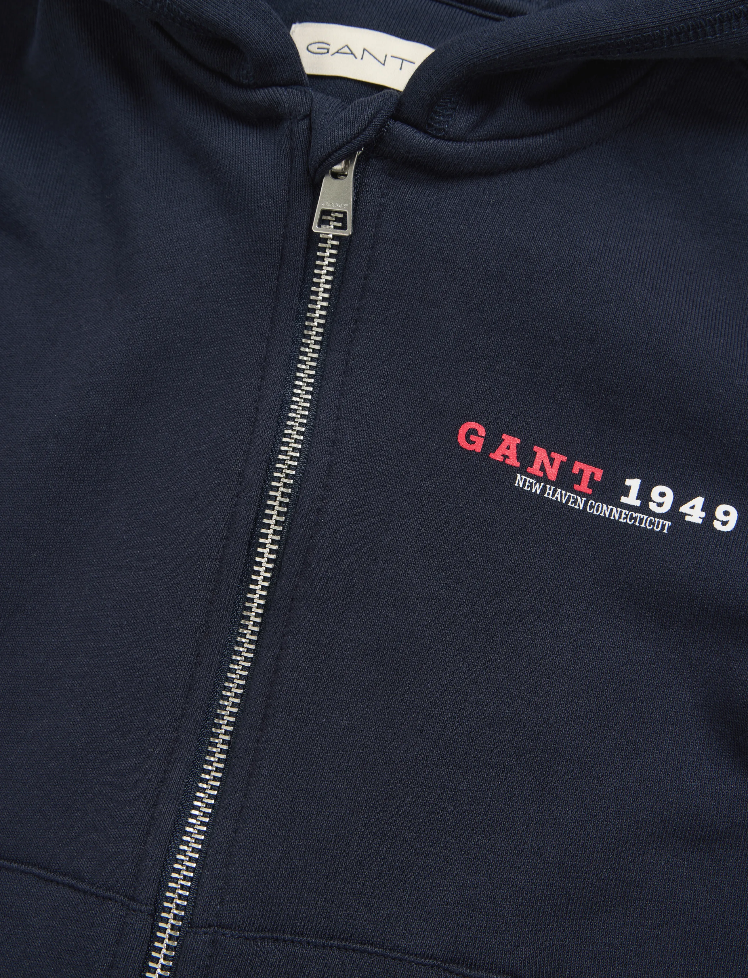 Gant Kids - Collegiate Graphic Full Zip Hoodie - hættetrøjer - evening blue - 2