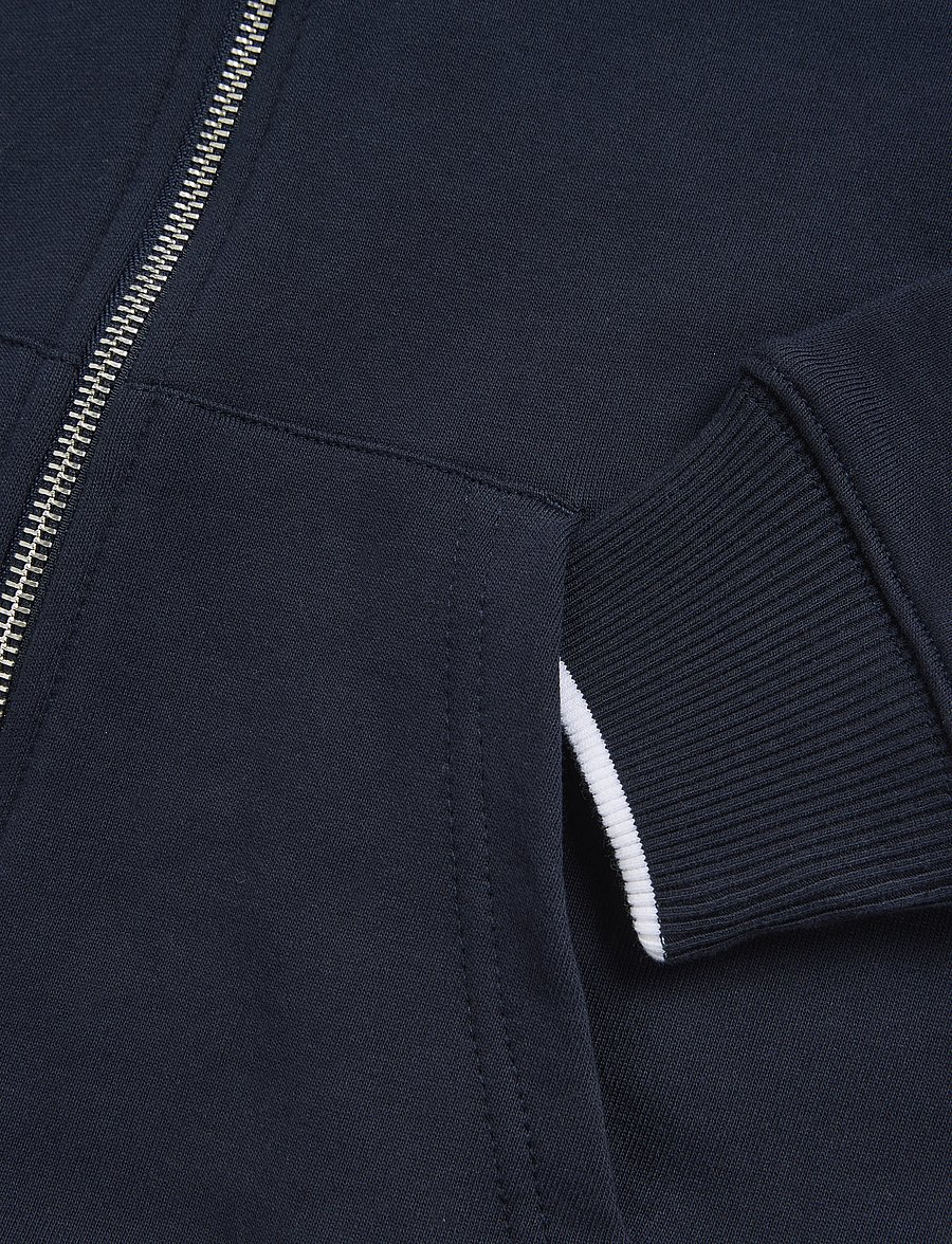 Gant Kids - Collegiate Graphic Full Zip Hoodie - hættetrøjer - evening blue - 3