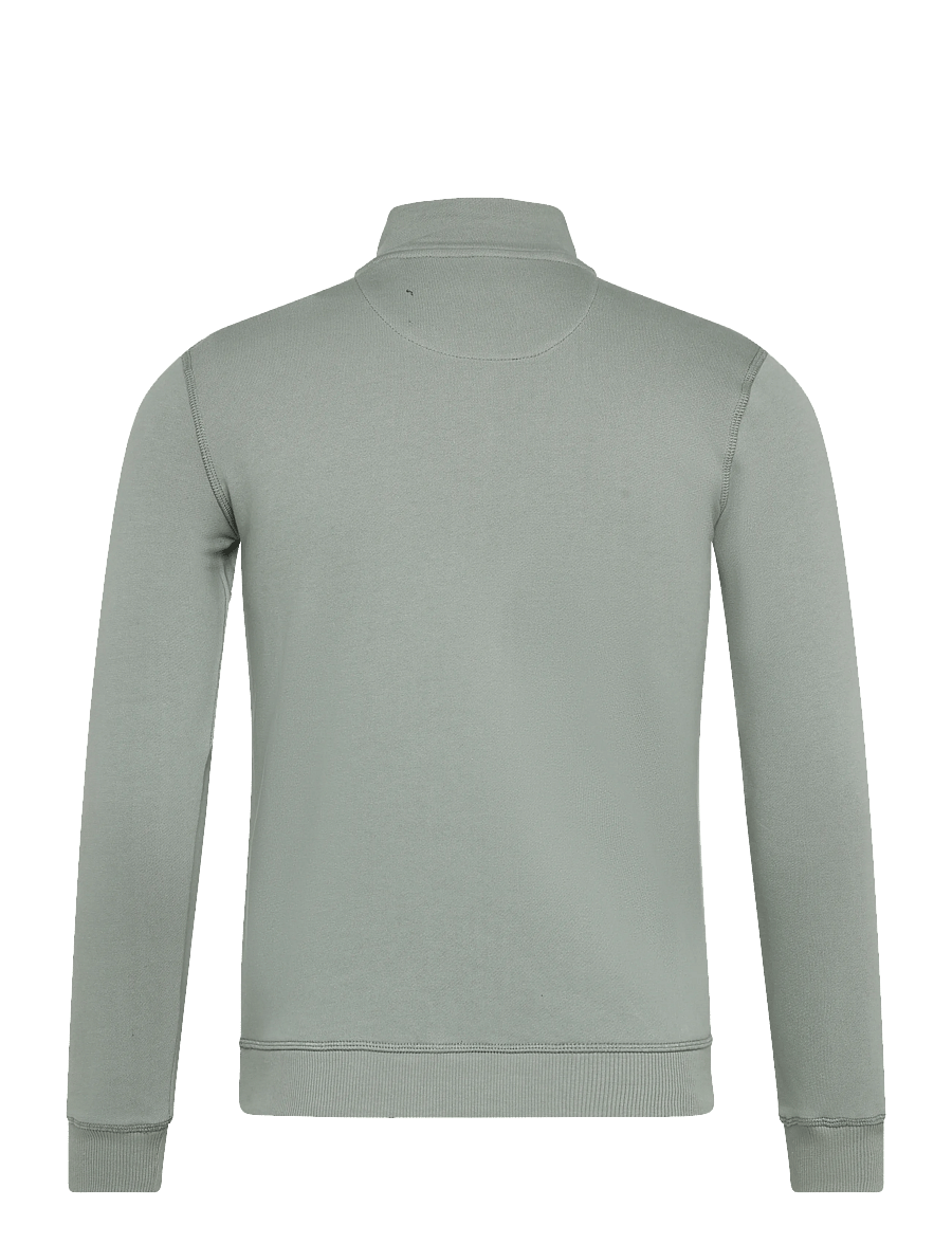 Gant Kids - Shield Half Zip Sweatshirt - sweatshirts - ceramic grey - 1