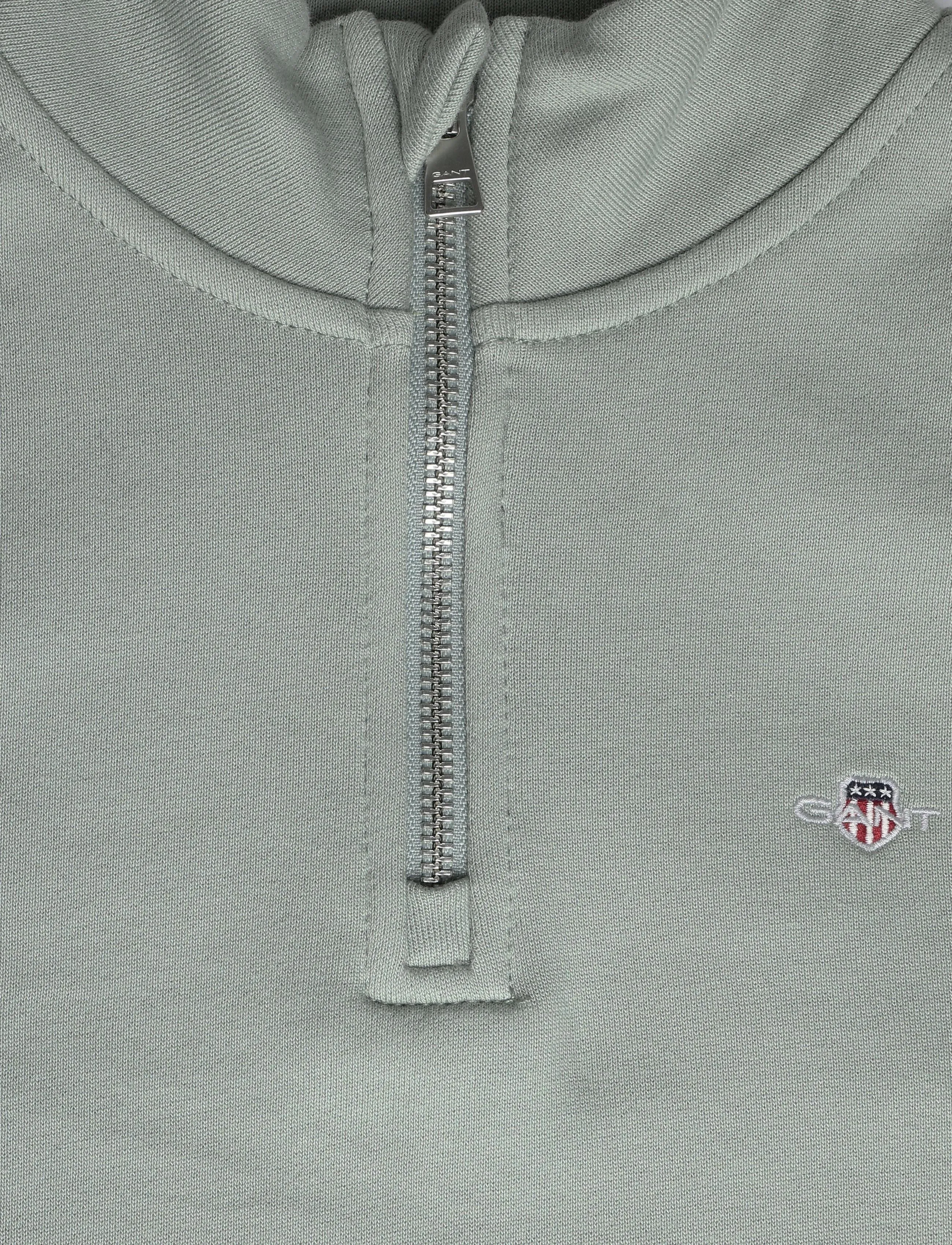 Gant Kids - Shield Half Zip Sweatshirt - sweatshirts - ceramic grey - 2