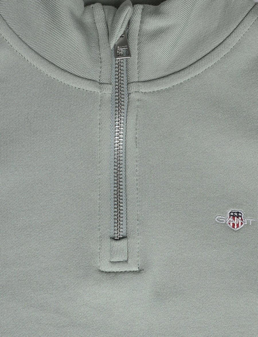 Gant Kids - Shield Half Zip Sweatshirt - sweatshirts - ceramic grey - 2