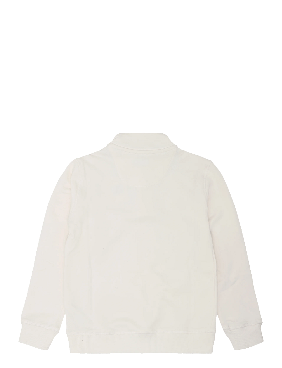 Gant Kids - Shield Half Zip Sweatshirt - sweatshirts - eggshell - 1