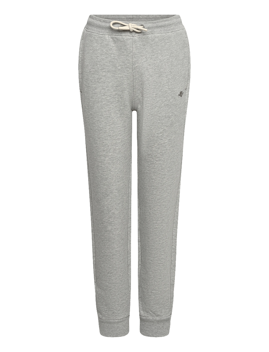 Gant Kids - Shield Sweatpants - mjukisbyxor - grey melange - 0