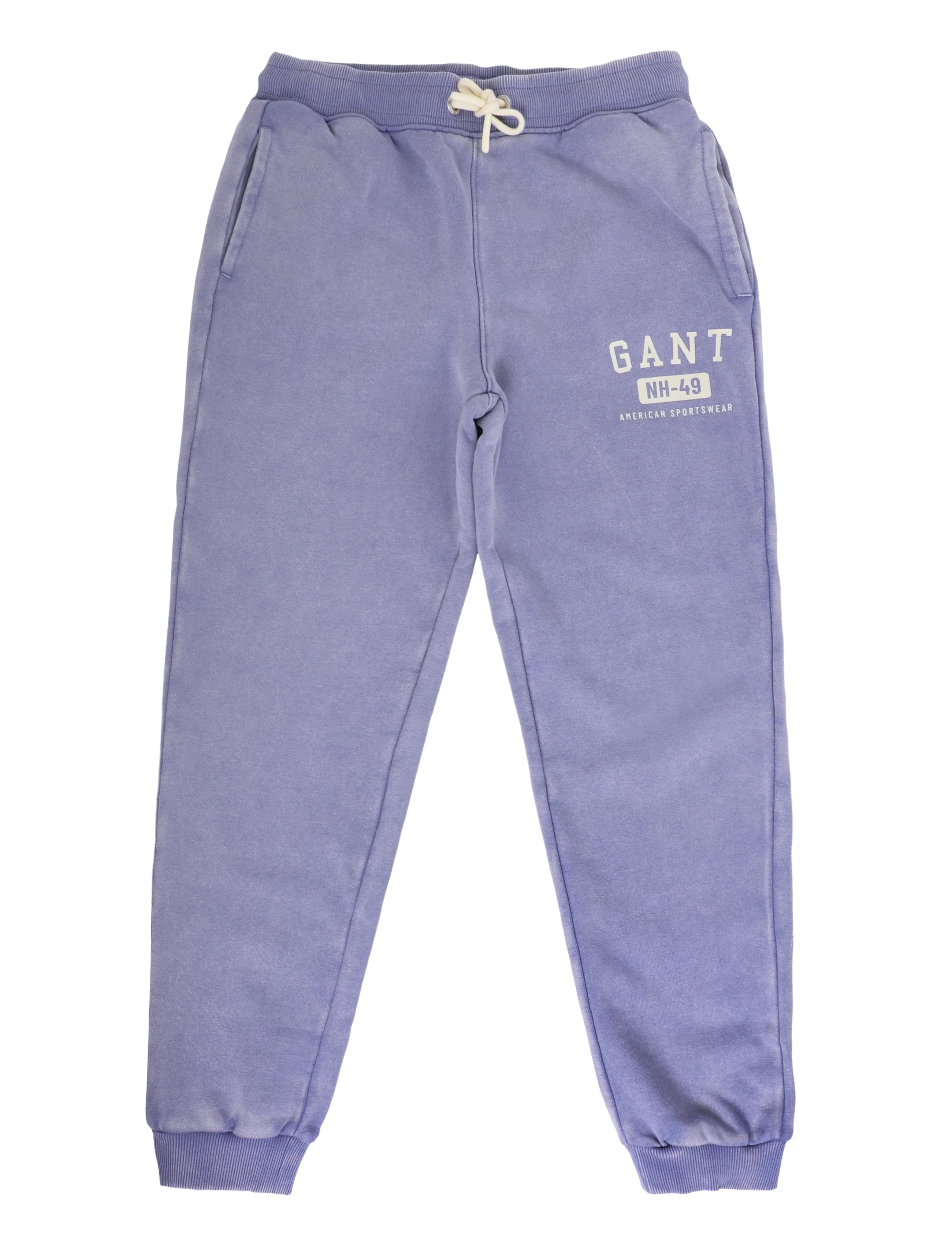 Gant Kids Ocean Wash Graphic Sweatpants - Kläder - FADED DENIM / blue