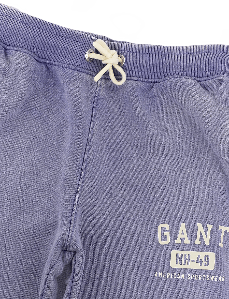 Gant Kids - Ocean Wash Graphic Sweatpants - mjukisbyxor - faded denim - 2