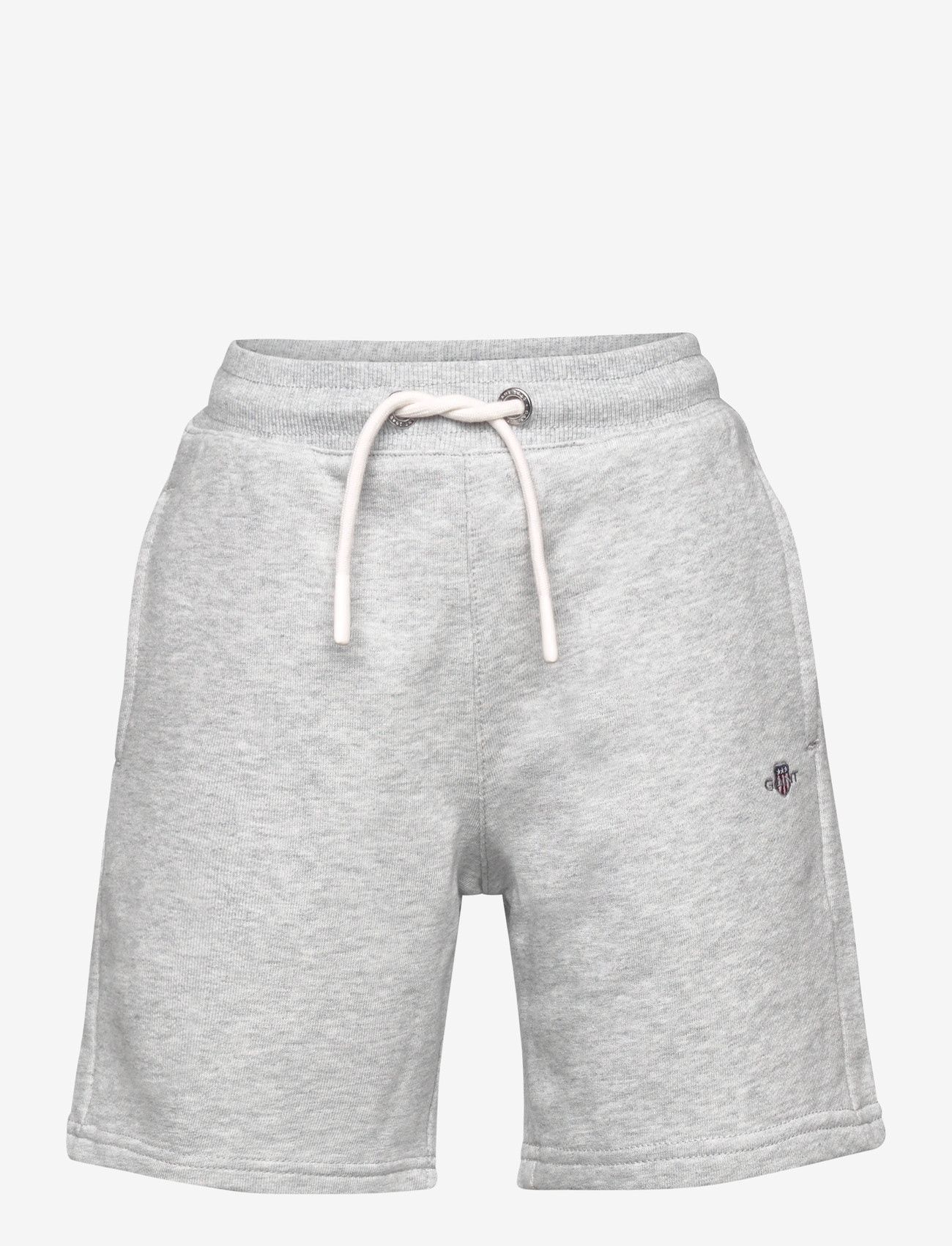 Gant Kids - Shield Sweatshorts - sweat shorts - grey melange - 0