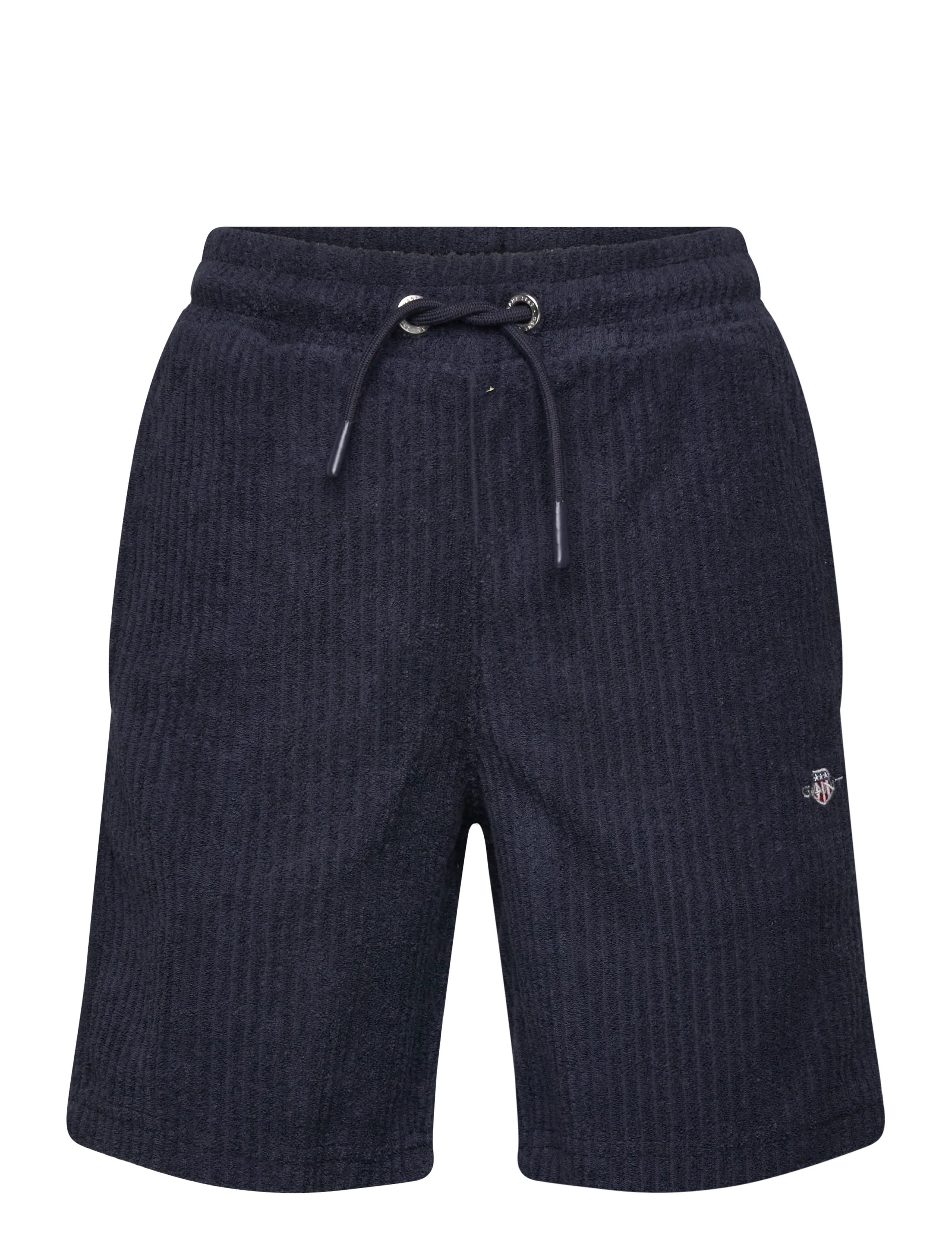 Gant Kids Shield Towelling Sweatshorts, 140, Shorts, Marineblau - Sweat Kinder