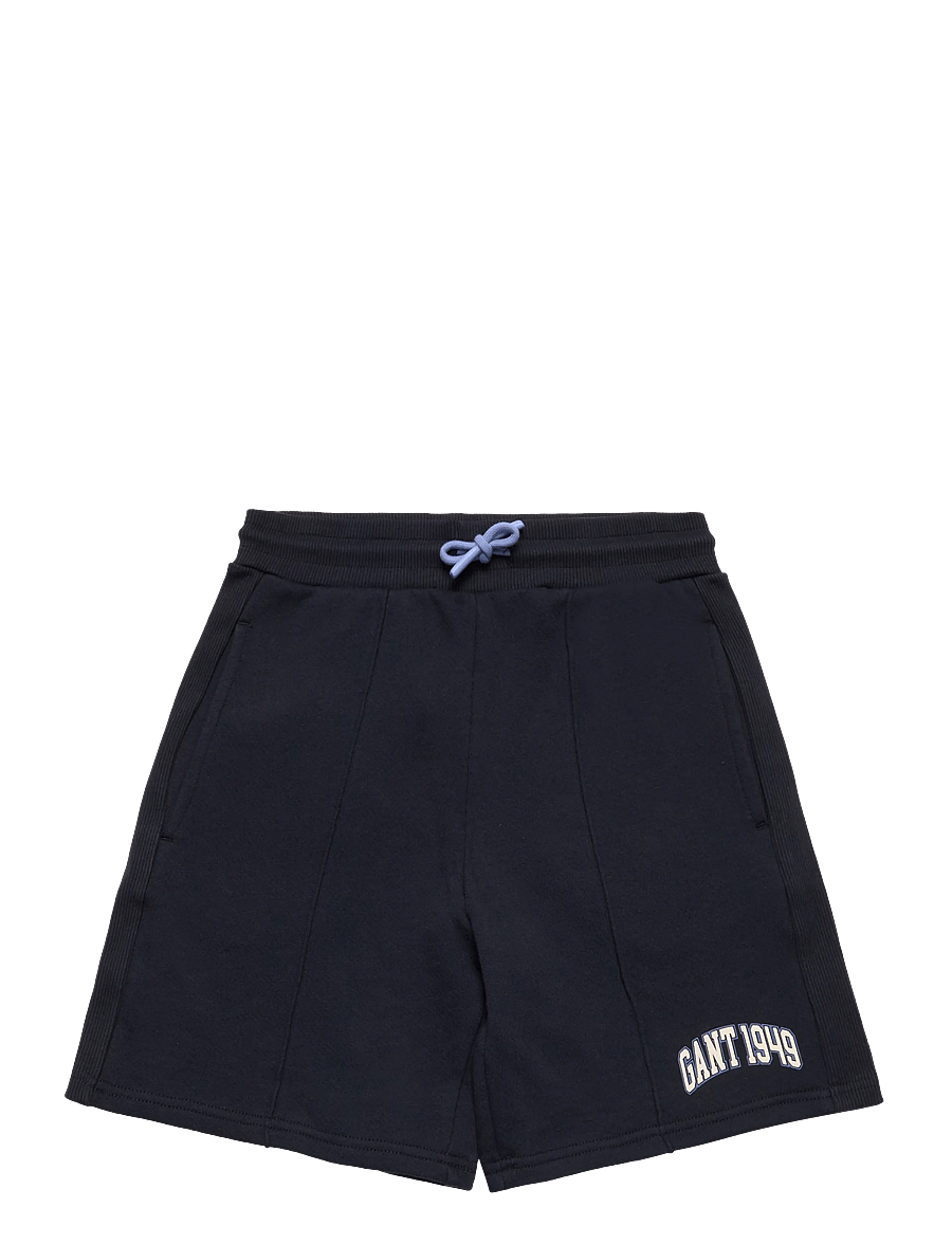 Gant Kids - Textured Rib Insert Short - sweatshorts - evening blue - 0