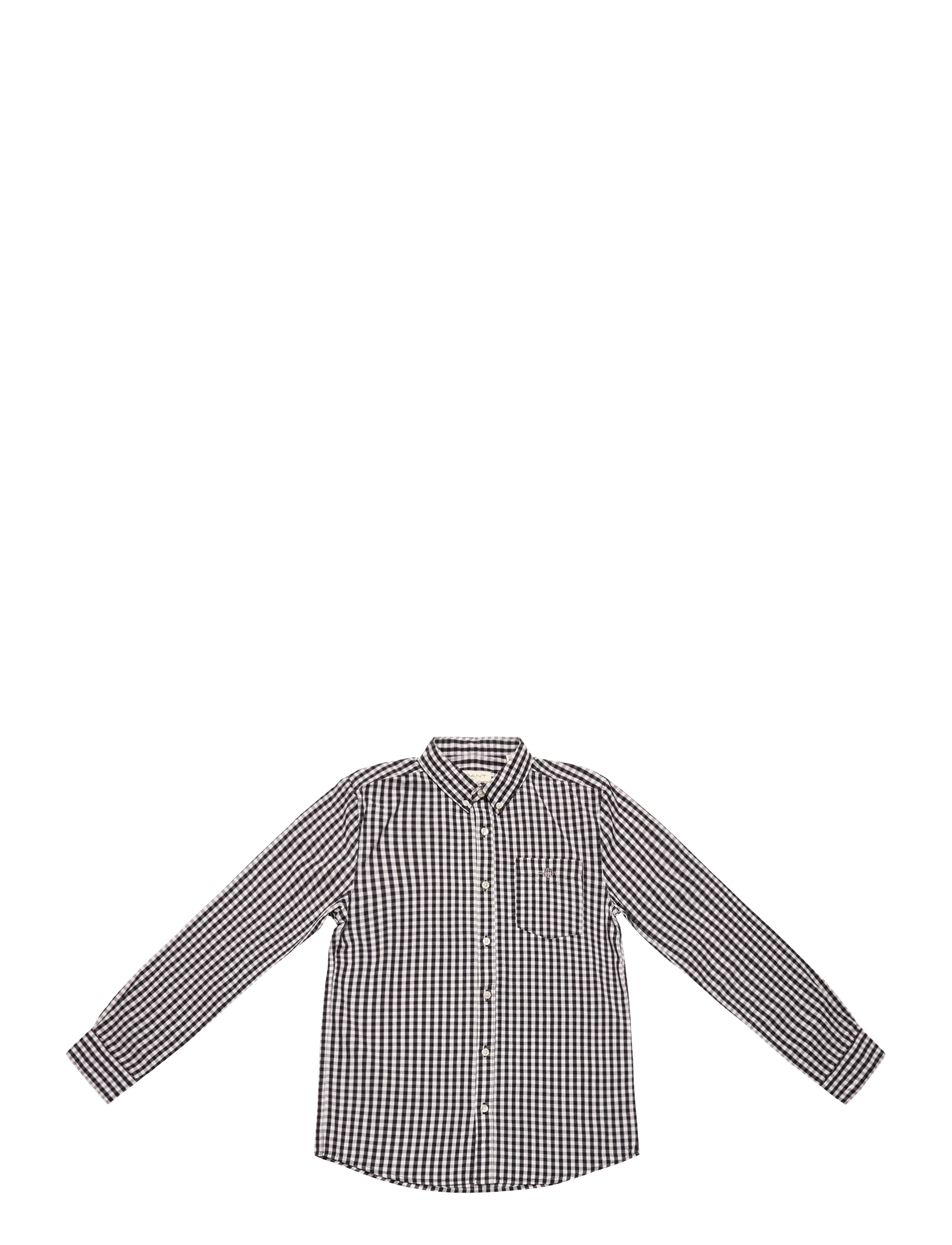 Gant Kids Shield Gingham Poplin Shirt - Long-sleeved shirts - EVENING BLUE / navy