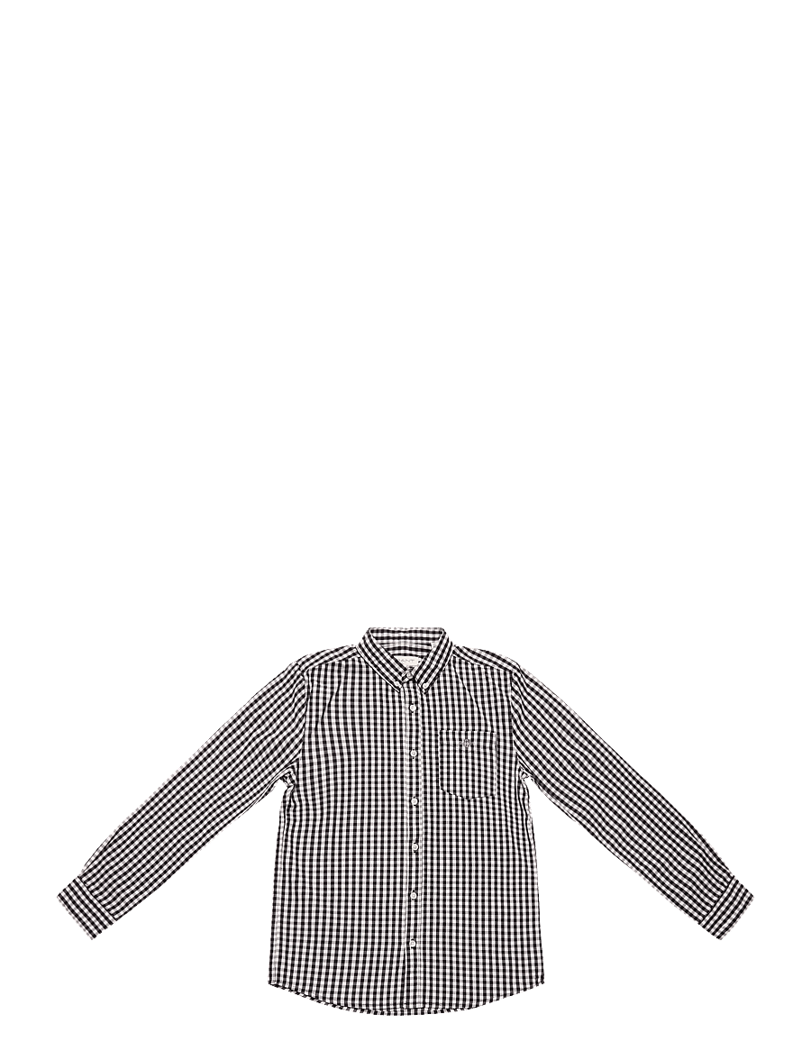 Gant Kids - Shield Gingham Poplin Shirt - evening blue - 0