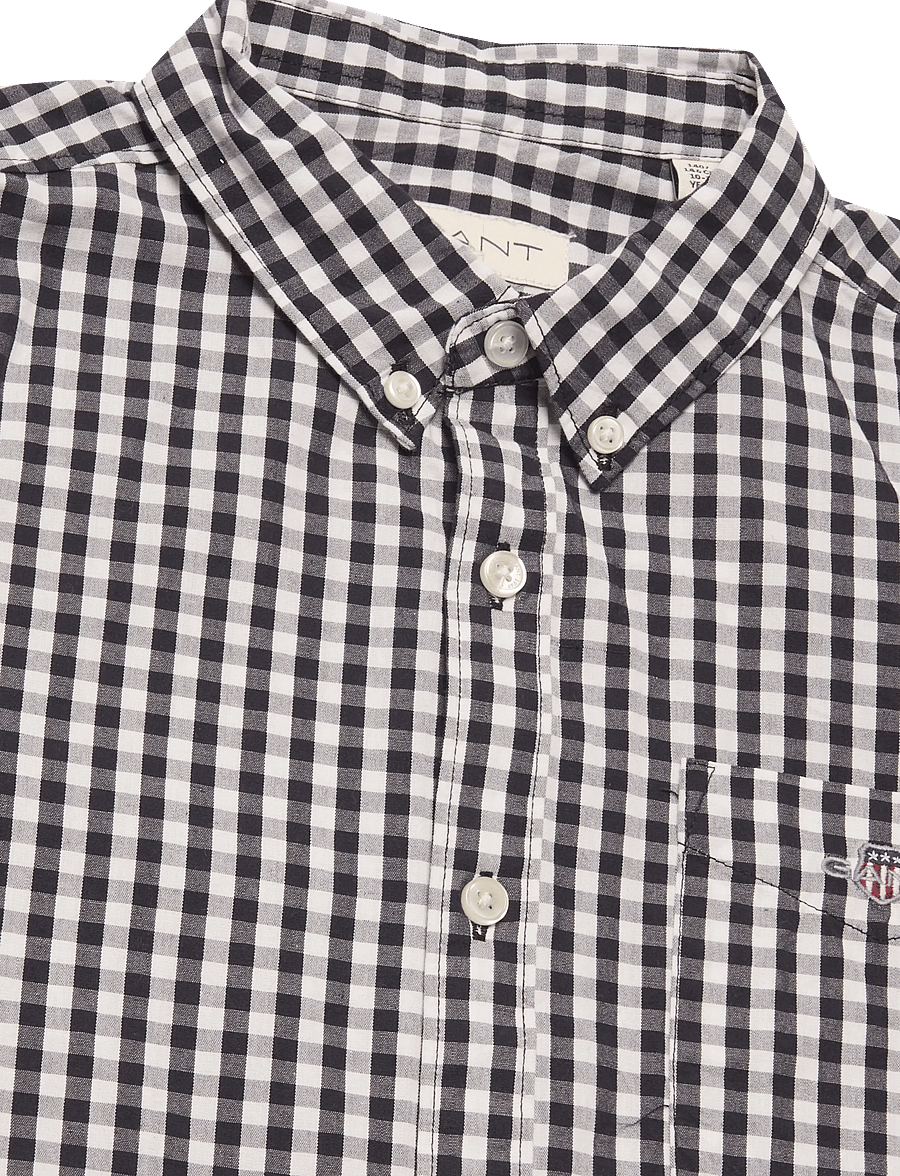 Gant Kids - Shield Gingham Poplin Shirt - evening blue - 2