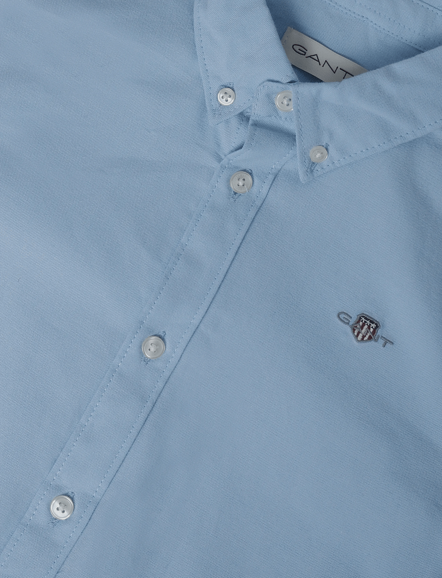 Gant Kids - Shield Oxford Shirt - pikkade varrukatega särgid - light blue - 2
