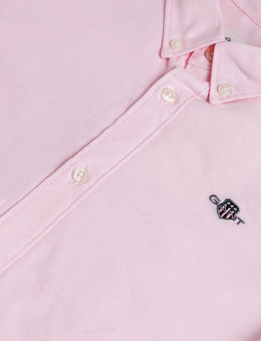 Gant Kids - Shield Oxford Shirt - langärmlige hemden - light pink - 2