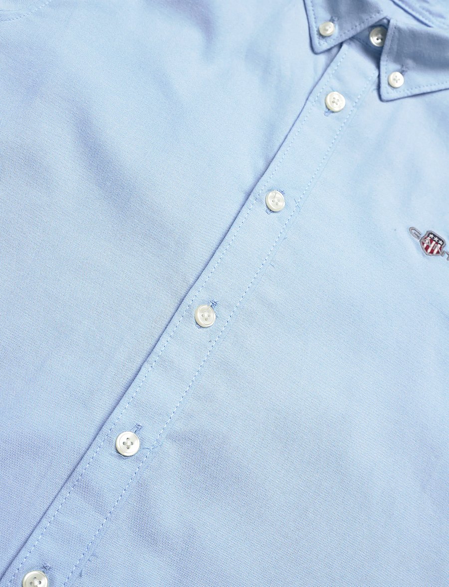 Gant Kids - Shield Oxford Shirt - långärmade skjortor - sky blue - 2