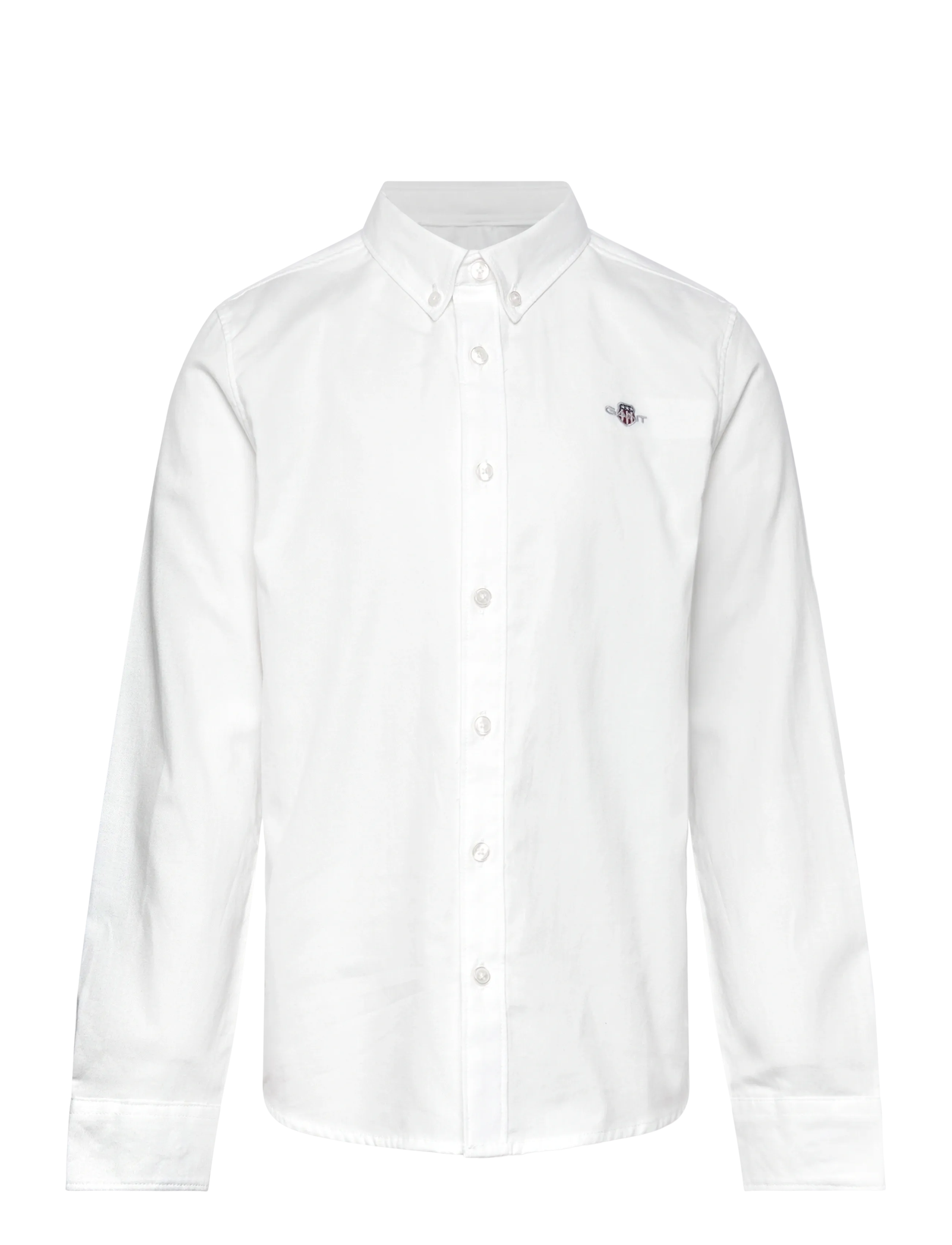 Gant Kids Shield Oxford Shirt - Clothing - WHITE / white