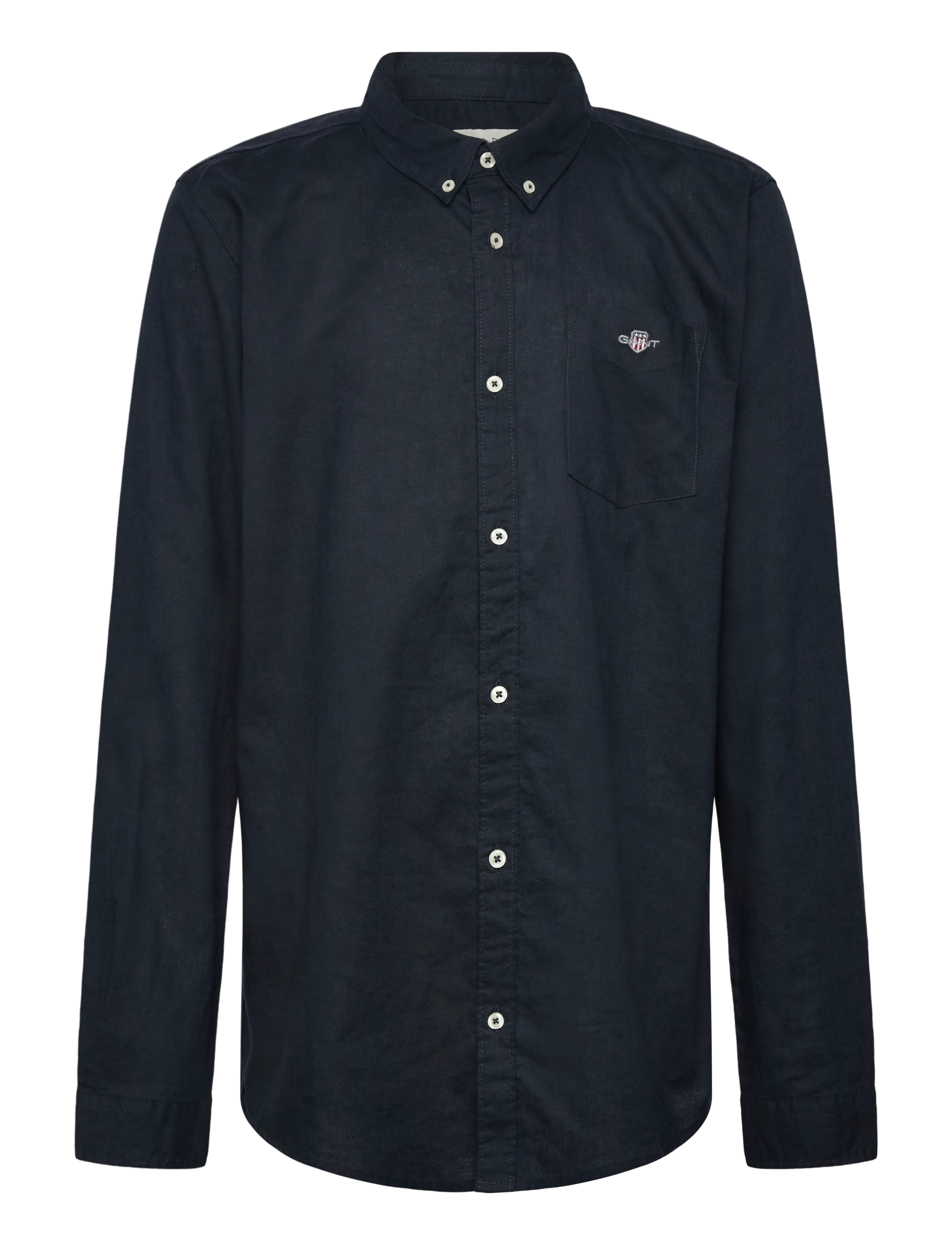 Gant Kids Shield Linen Blend Shirt - Skjorter - EVENING BLUE / navy