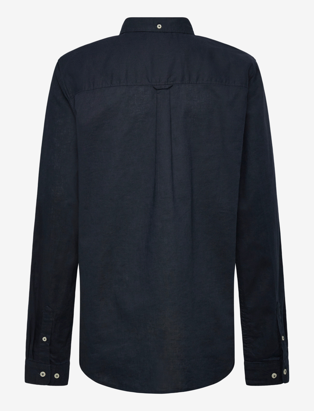 Gant Kids - Shield Linen Blend Shirt - langærmede skjorter - evening blue - 1