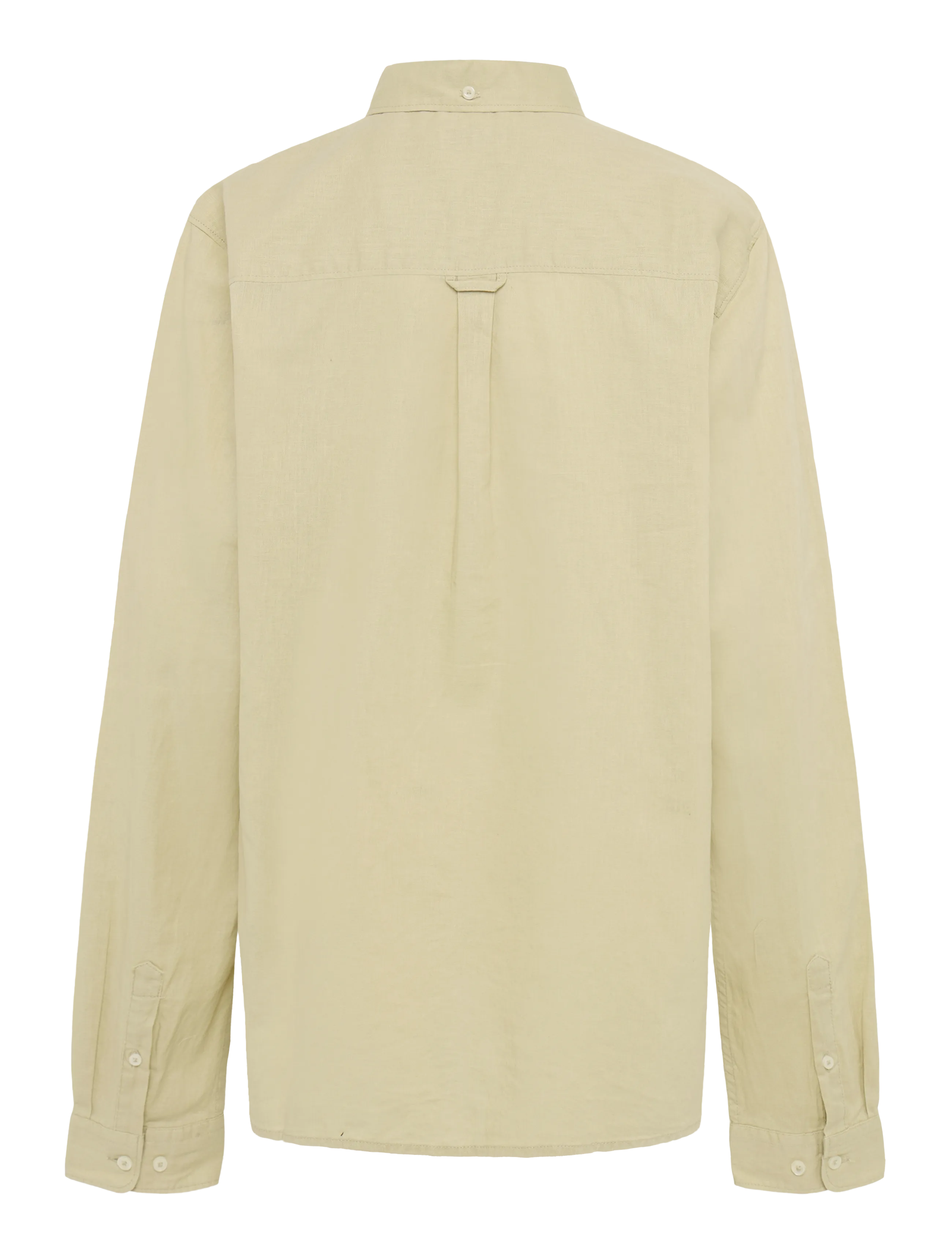 Gant Kids - Shield Linen Blend Shirt - pikkade varrukatega särgid - oat beige - 1