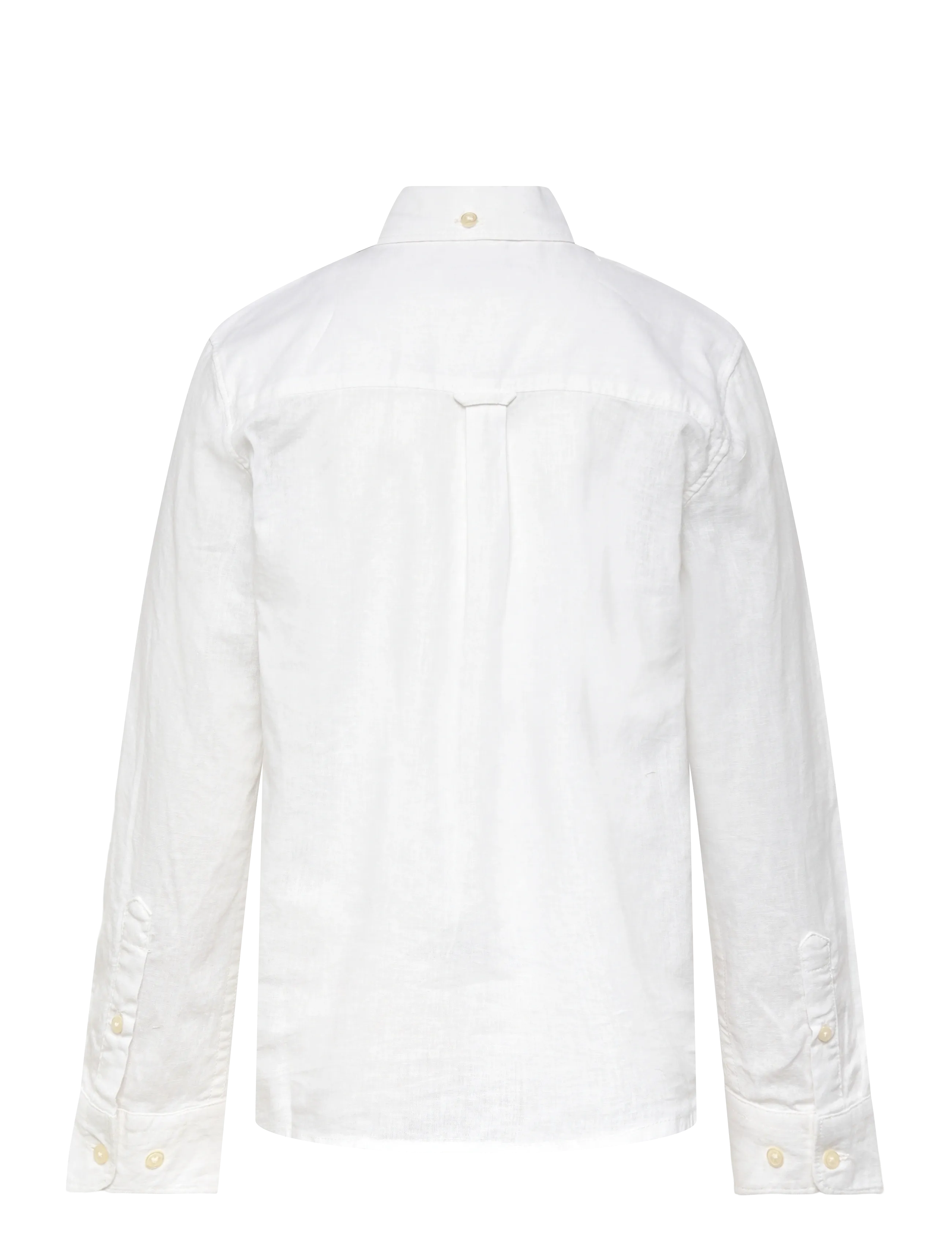 Gant Kids - Shield Linen Blend Shirt - skjorter - white - 1