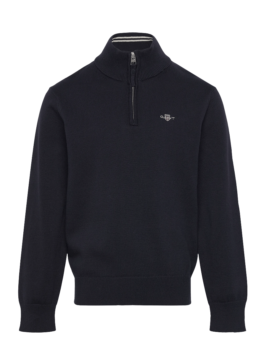Gant Kids - Shield Cotton Half Zip Sweater - pullover - evening blue - 0