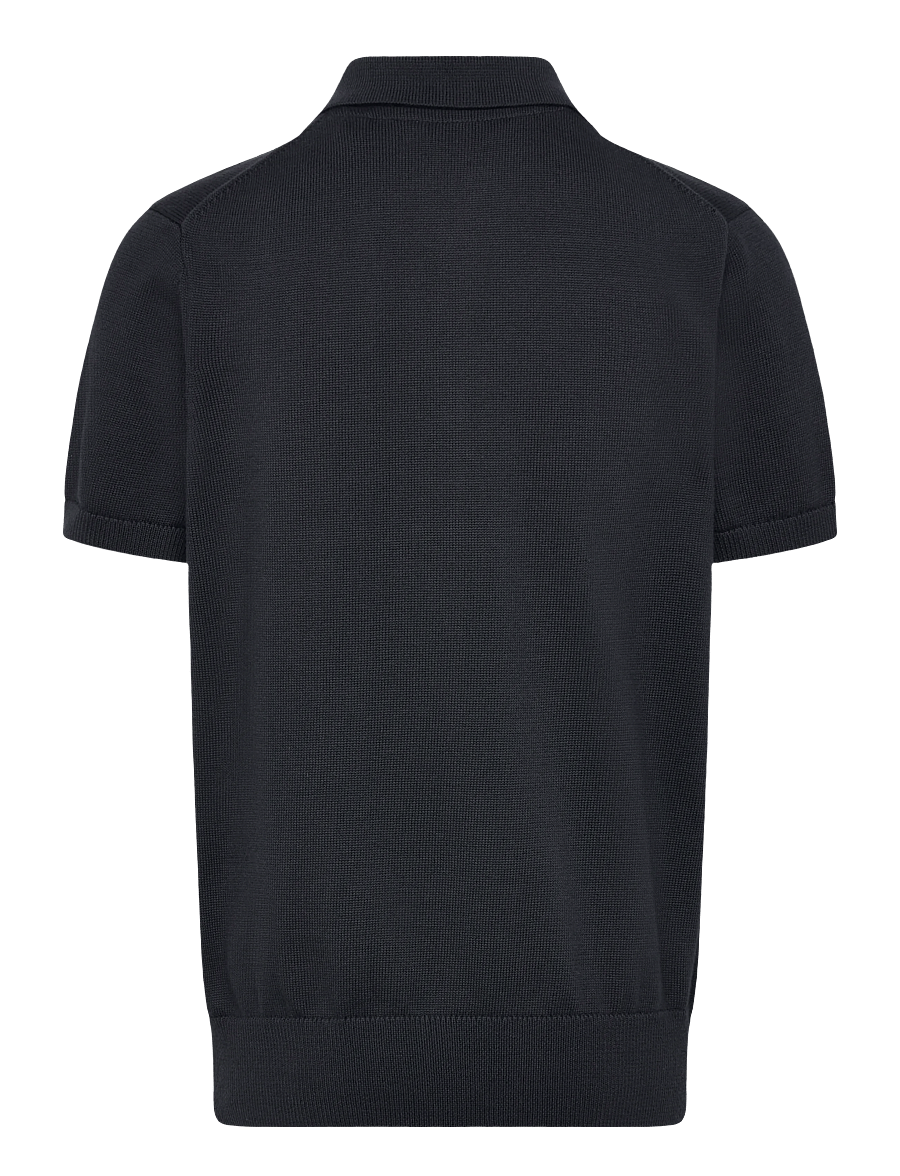 Gant Kids - Shield Knitted SS Polo - kurzärmelig - evening blue - 1