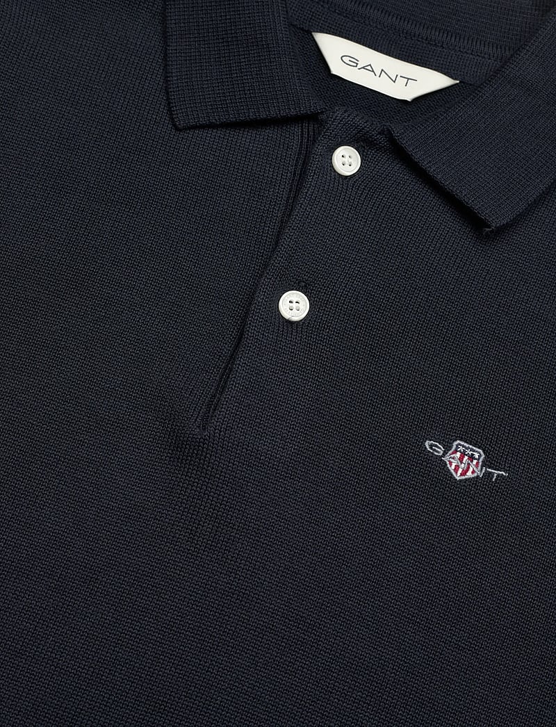 Gant Kids - Shield Knitted SS Polo - kurzärmelig - evening blue - 2