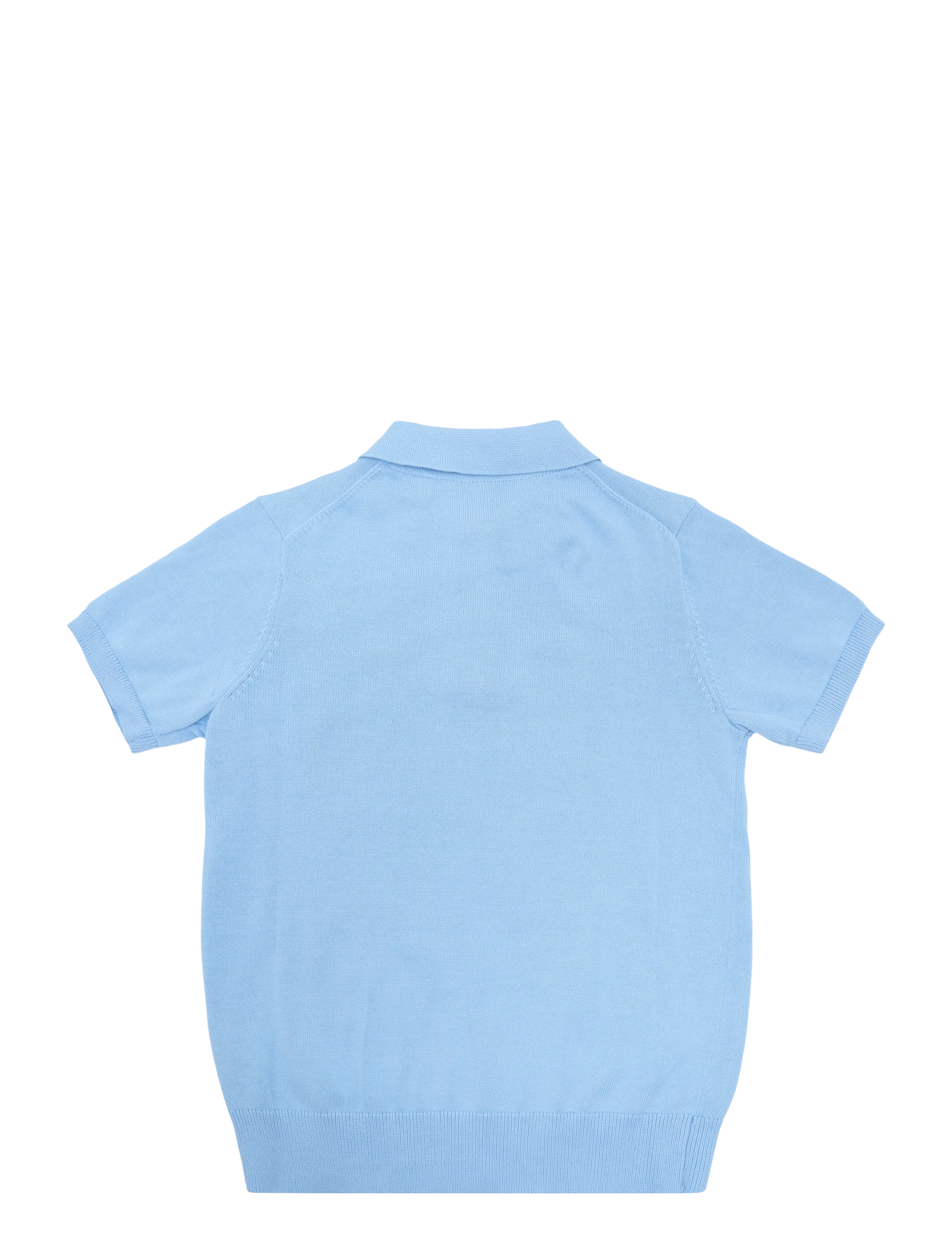 Gant Kids - Shield Knitted SS Polo - short-sleeved polos - sky blue - 1
