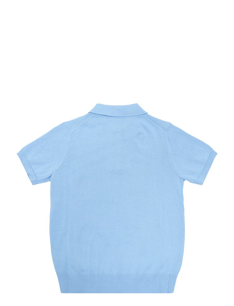 Gant Kids - Shield Knitted SS Polo - kurzärmelig - sky blue - 1