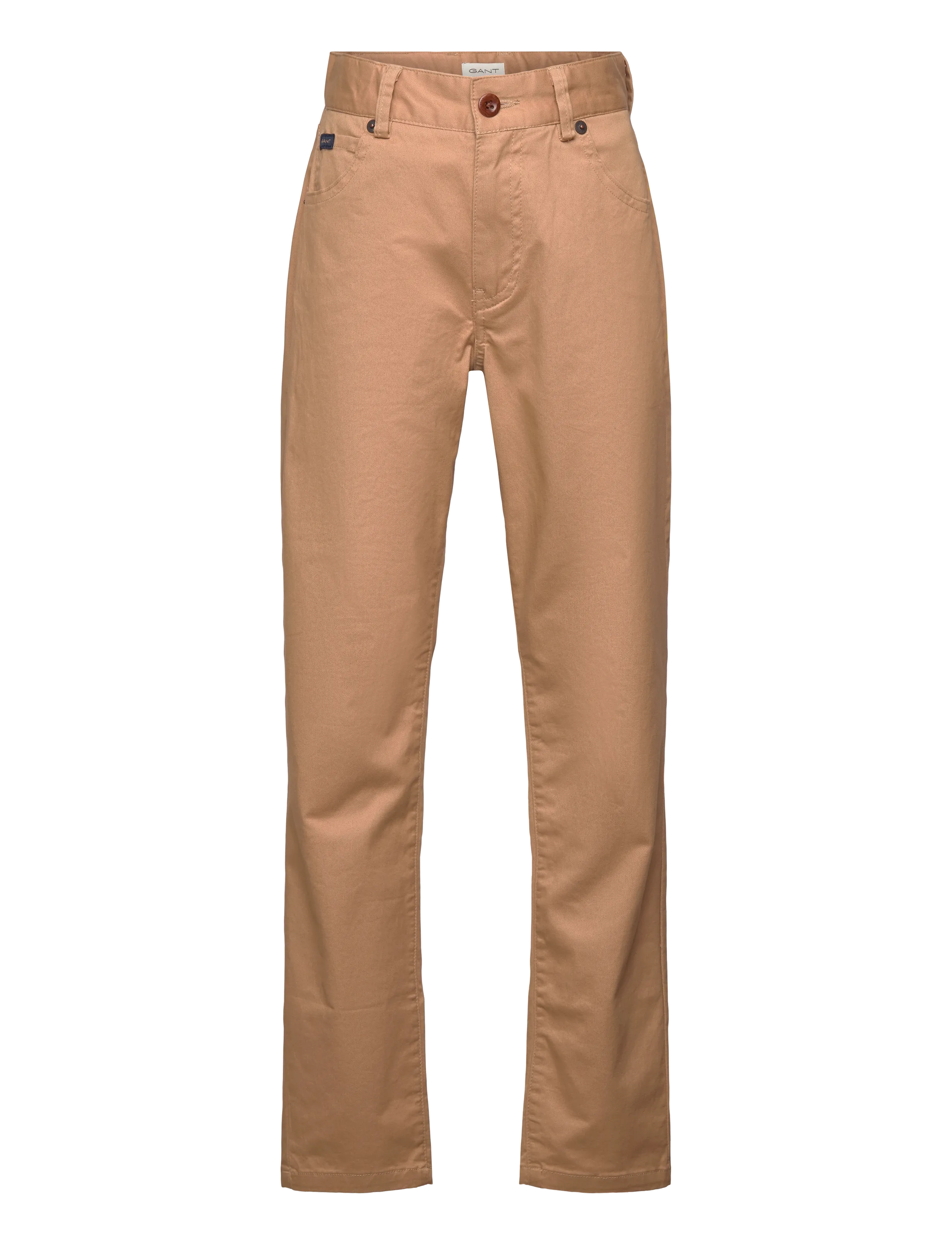 Gant Kids Gant Five Pocket Trouser - Kläder - DARK KHAKI / brown