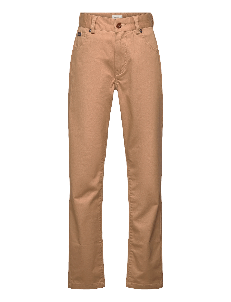 Gant Kids - Gant Five Pocket Trouser - chinos - dark khaki - 0