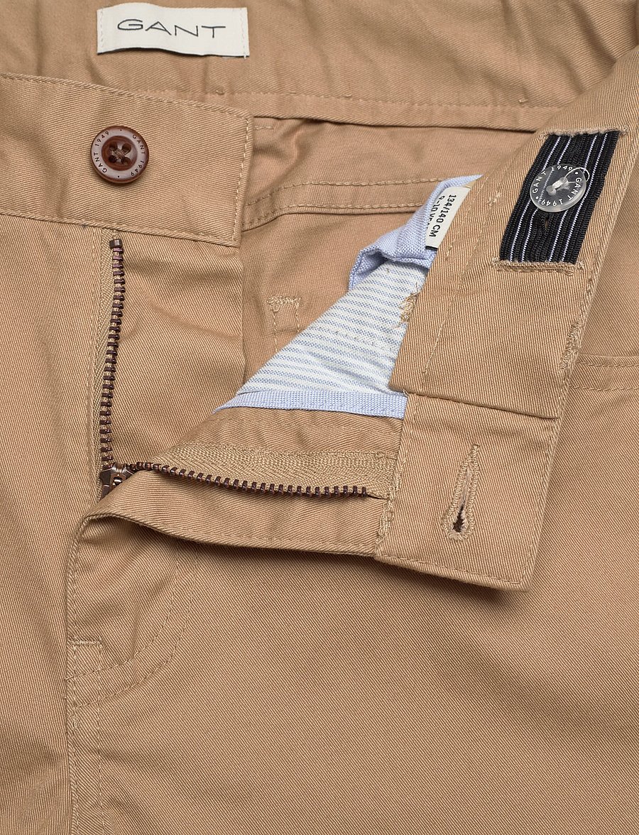 Gant Kids - Gant Five Pocket Trouser - chinos - dark khaki - 3