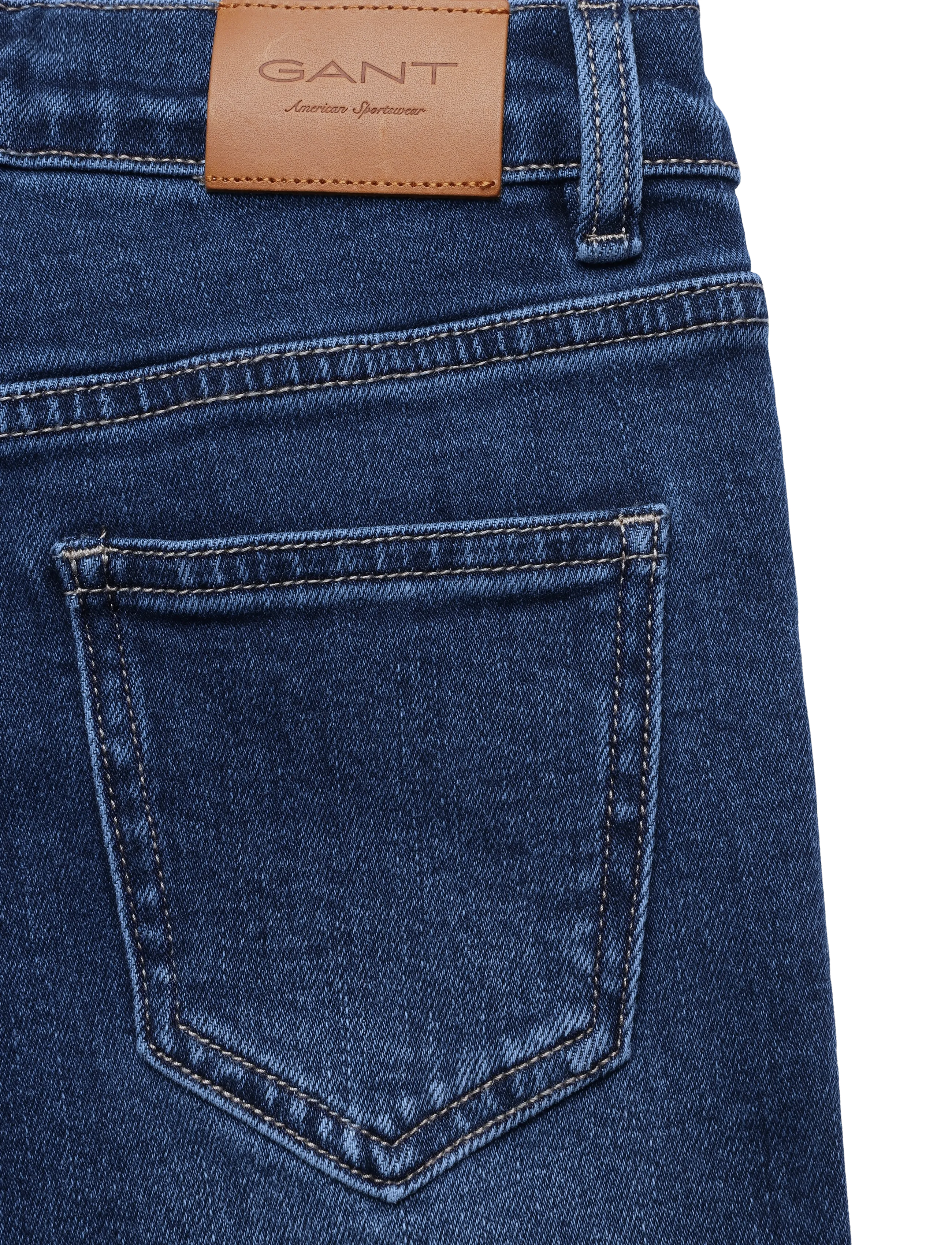 Gant Kids - Gant Straight Fit Jean - regular jeans - mid wash - 3