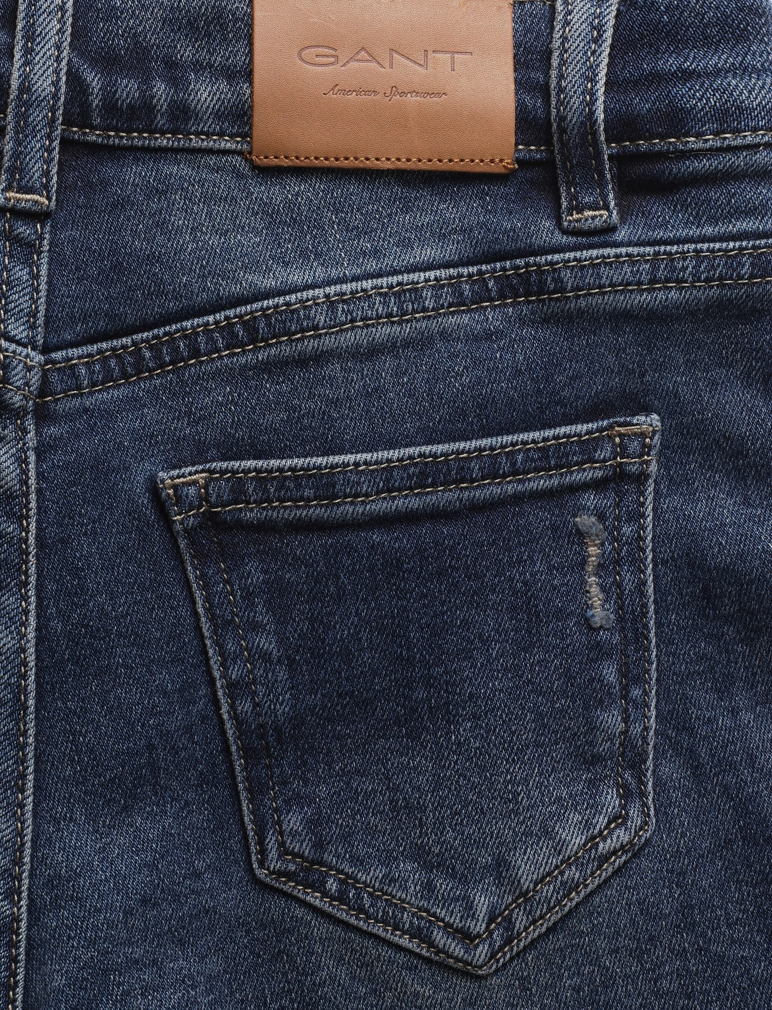 Gant Kids - Gant Relaxed Fit Jean - loose jeans - blue black - 4