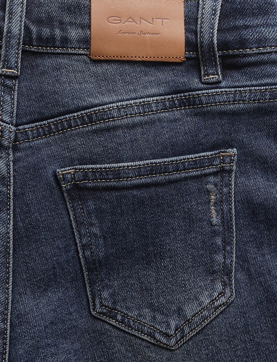 Gant Kids - Gant Relaxed Fit Jean - loose jeans - blue black - 4