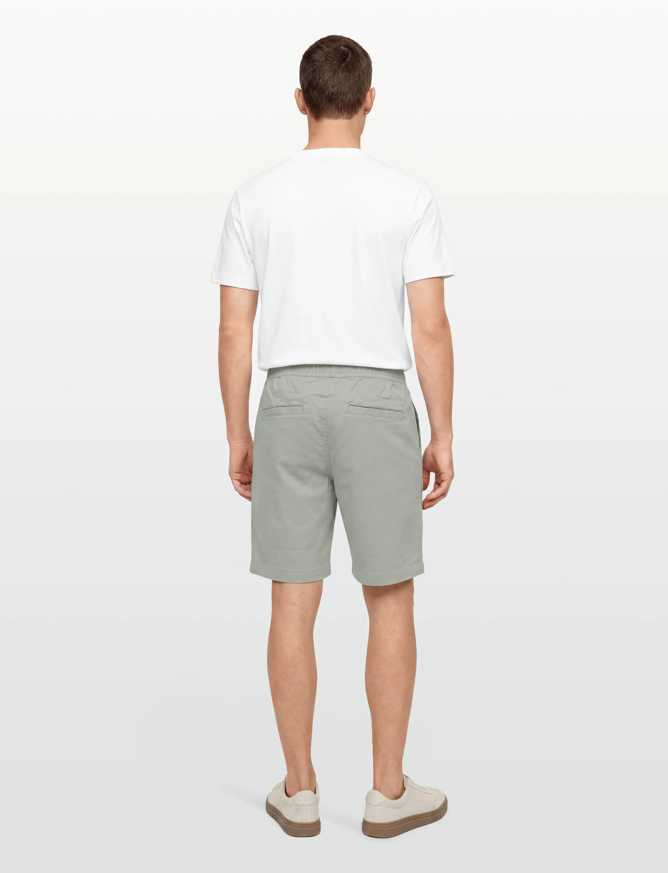 Gant Kids - Gant Chino Drawstring Short - casual shorts - ceramic grey - 4