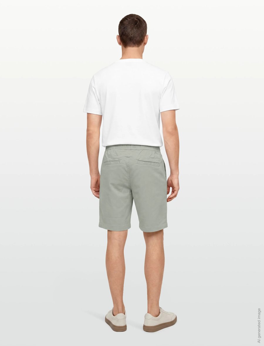 Gant Kids - Gant Chino Drawstring Short - casual shorts - ceramic grey - 4