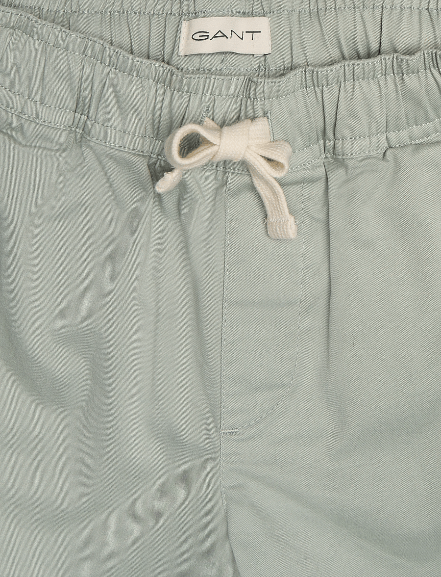 Gant Kids - Gant Chino Drawstring Short - casual shorts - ceramic grey - 4