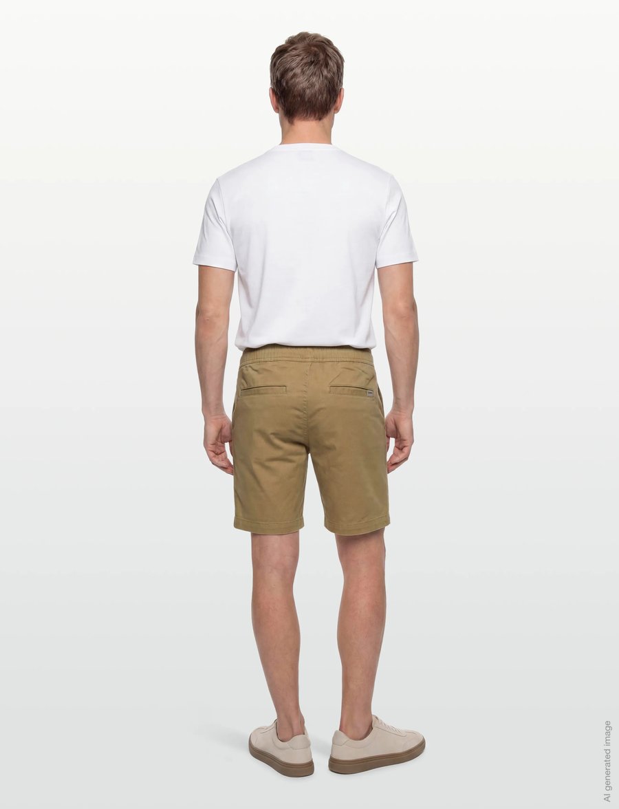 Gant Kids - Gant Chino Drawstring Short - casual shorts - dark khaki - 4