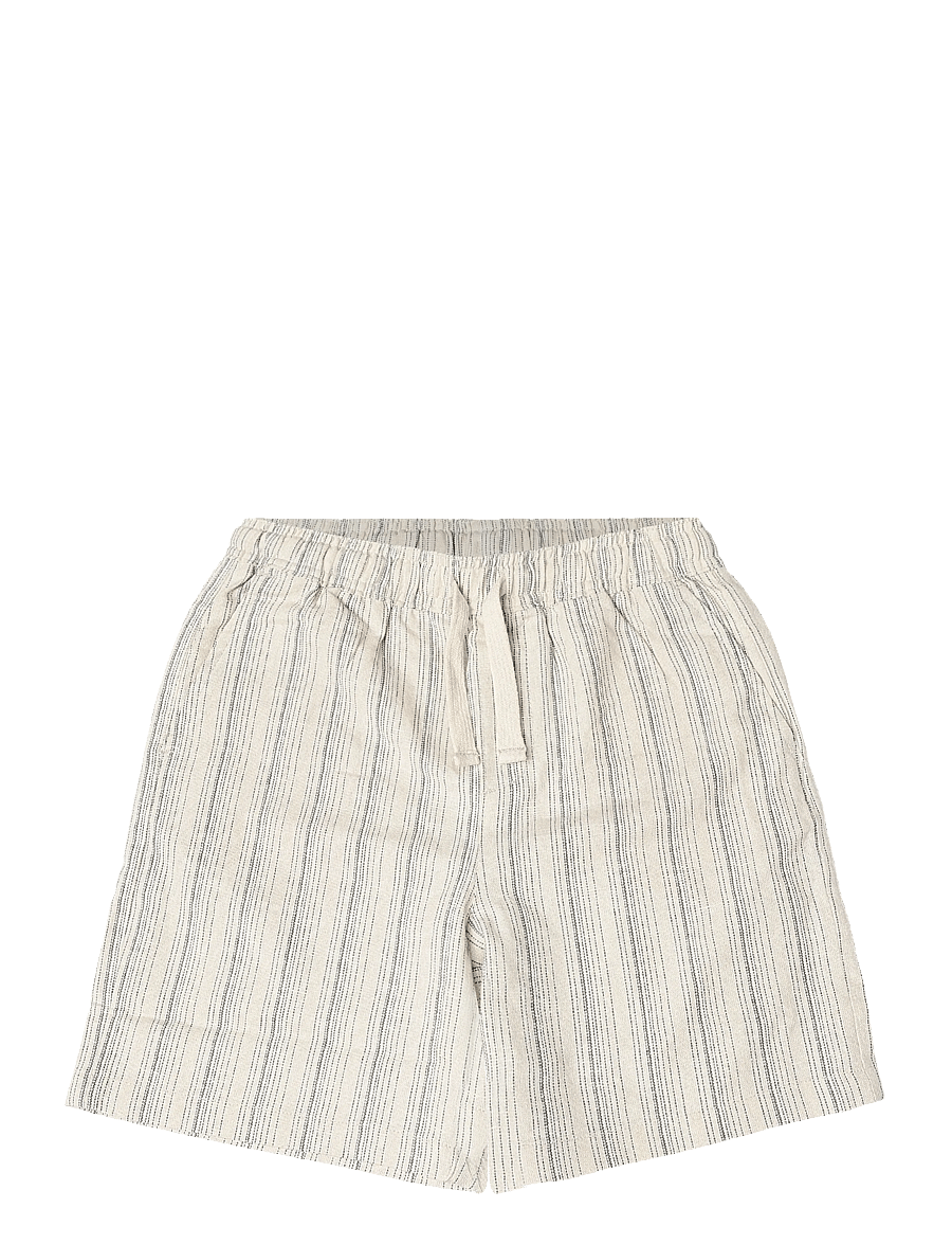 Gant Kids - Striped Linen Drawstring Shorts - casual shorts - creamed white - 0