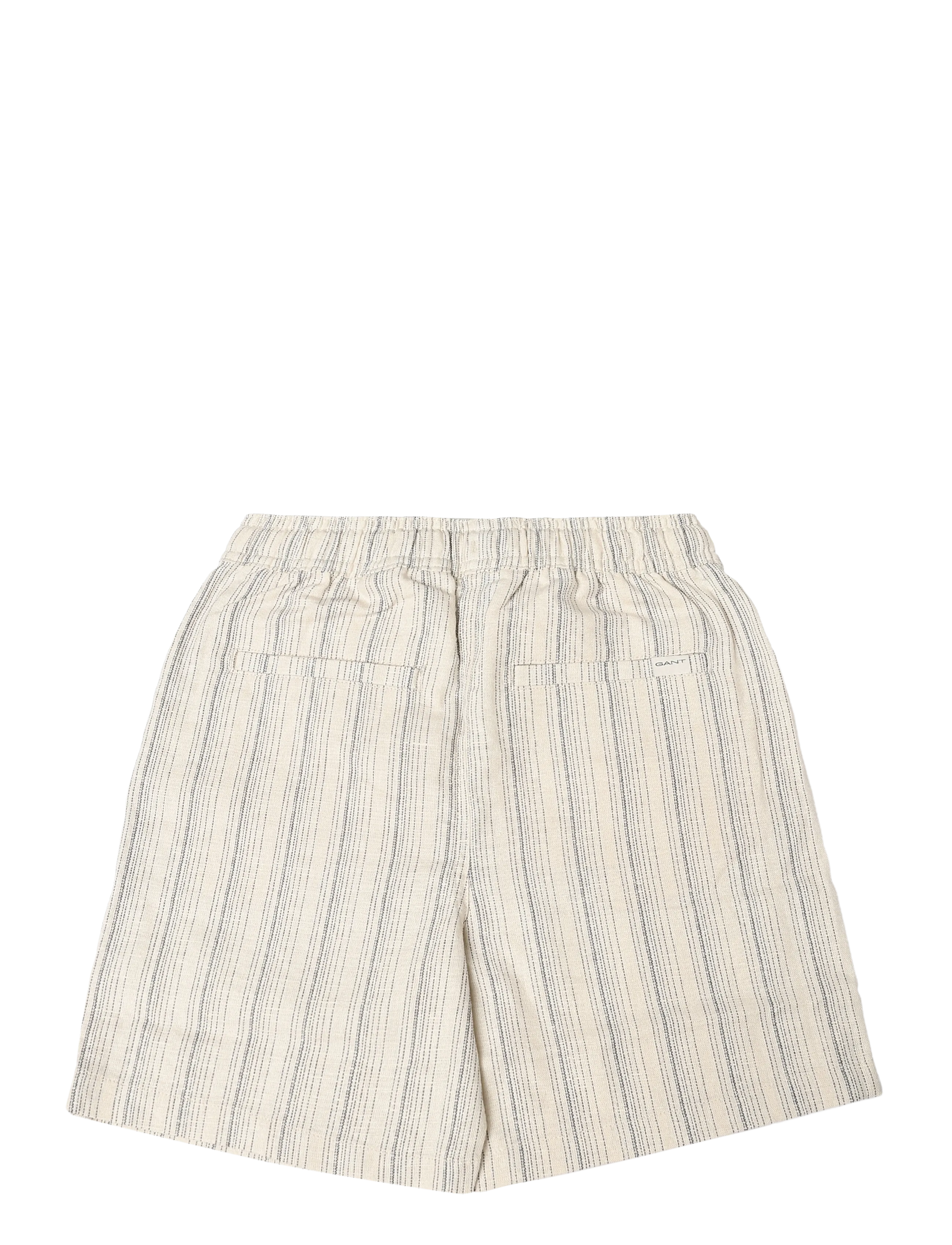 Gant Kids - Striped Linen Drawstring Shorts - creamed white - 1
