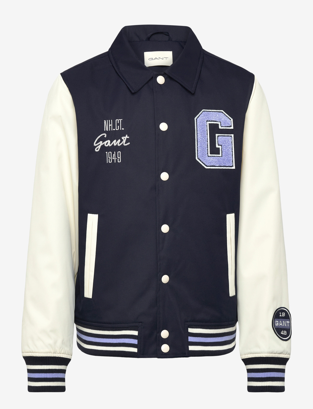 Gant Kids - Graphic Varsity Jacket - kevadjakid - evening blue - 0