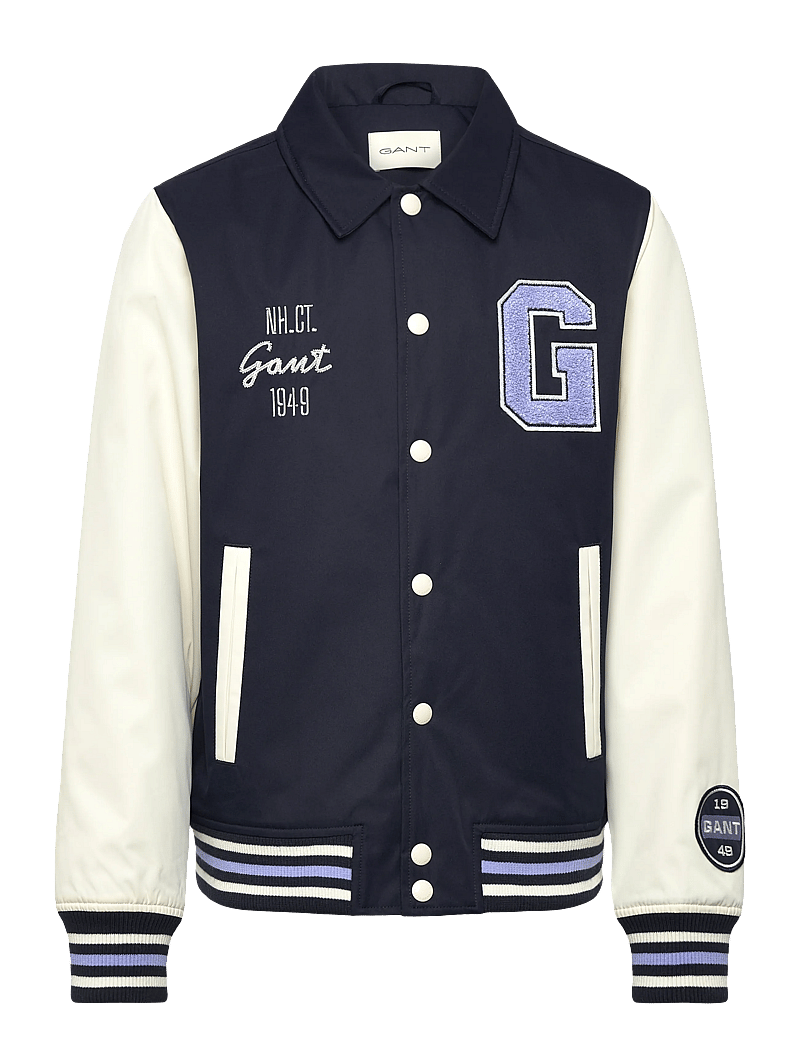 Gant Kids - Graphic Varsity Jacket - bomberjakker - evening blue - 0