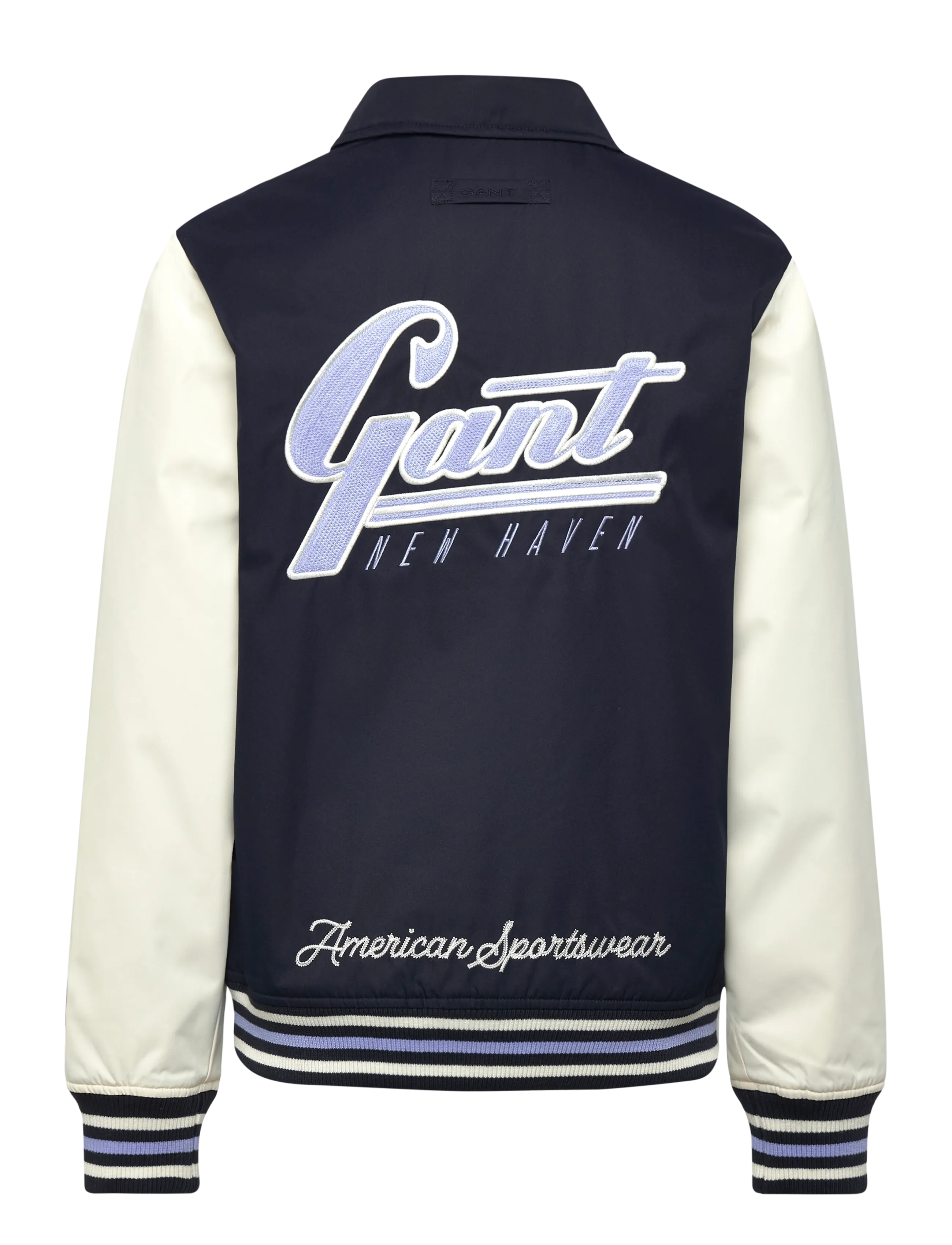 Gant Kids - Graphic Varsity Jacket - vårjakker - evening blue - 1