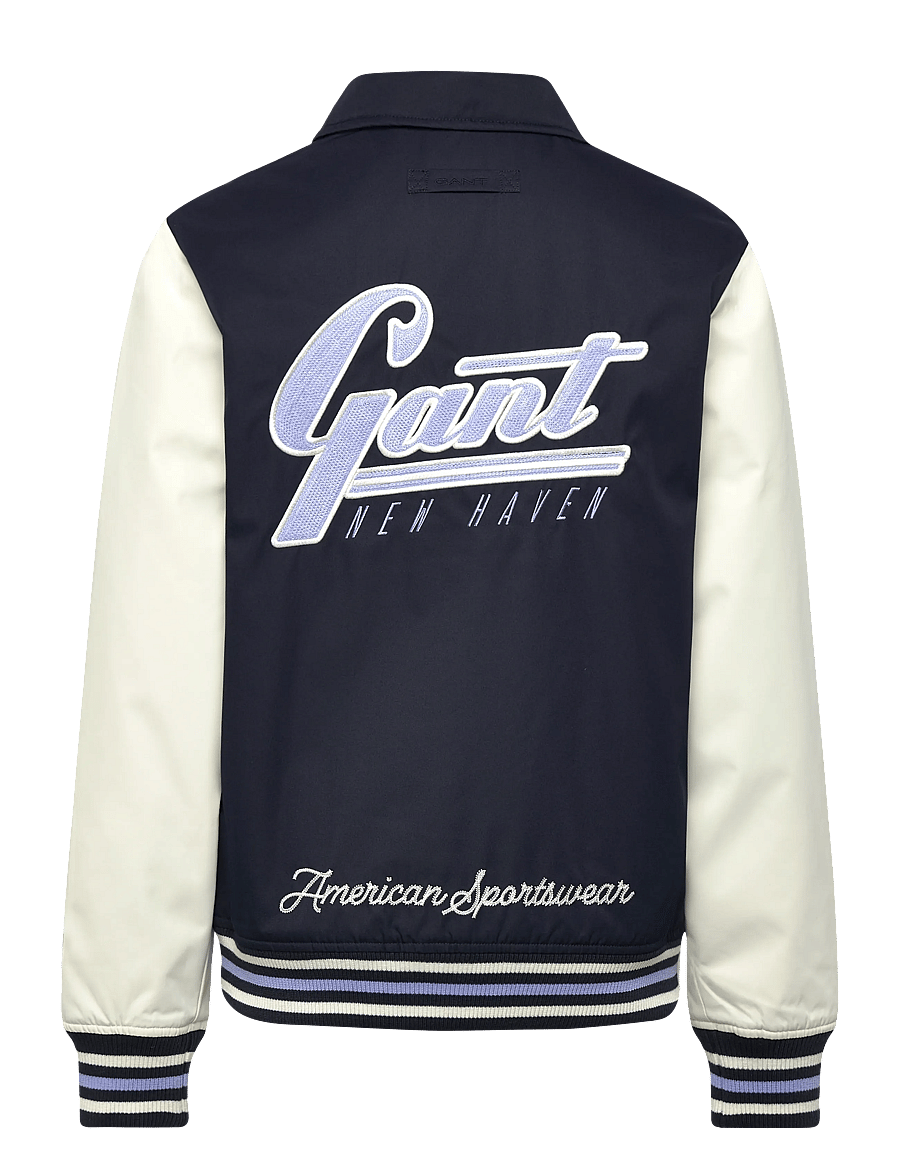 Gant Kids - Graphic Varsity Jacket - bomberjakker - evening blue - 1