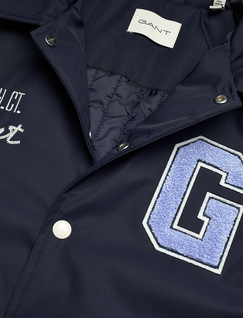 Gant Kids - Graphic Varsity Jacket - bomberjakker - evening blue - 2