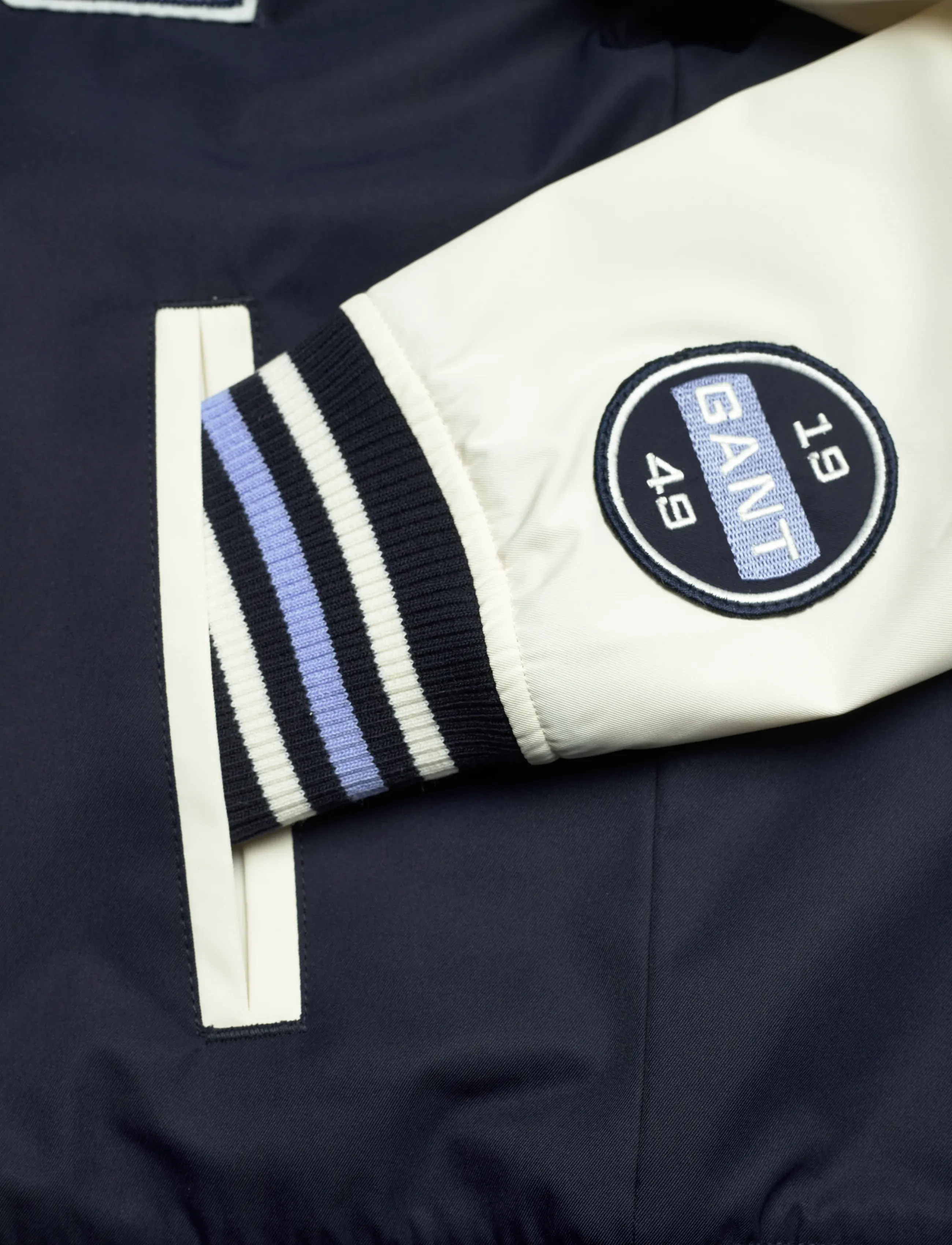 Gant Kids - Graphic Varsity Jacket - vårjakker - evening blue - 3