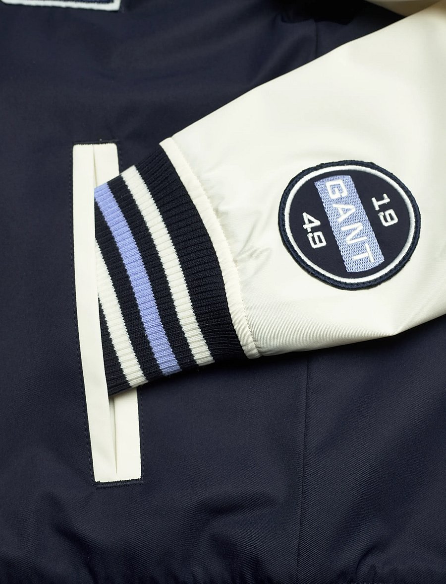 Gant Kids - Graphic Varsity Jacket - bomberjakker - evening blue - 3